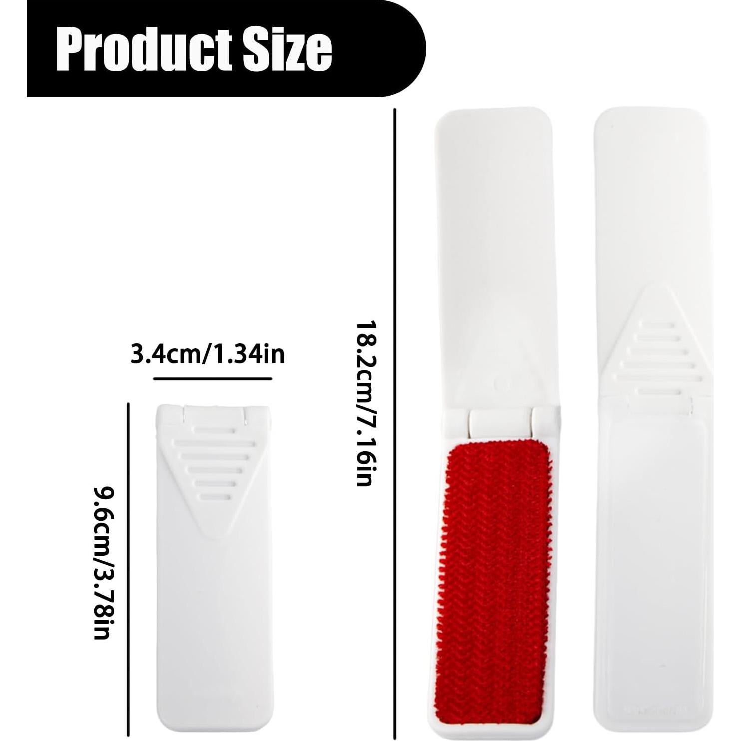 Juego de 4 Cepillos Quitapelusas Plegables Zuylikxy - Portátiles y Reutilizables