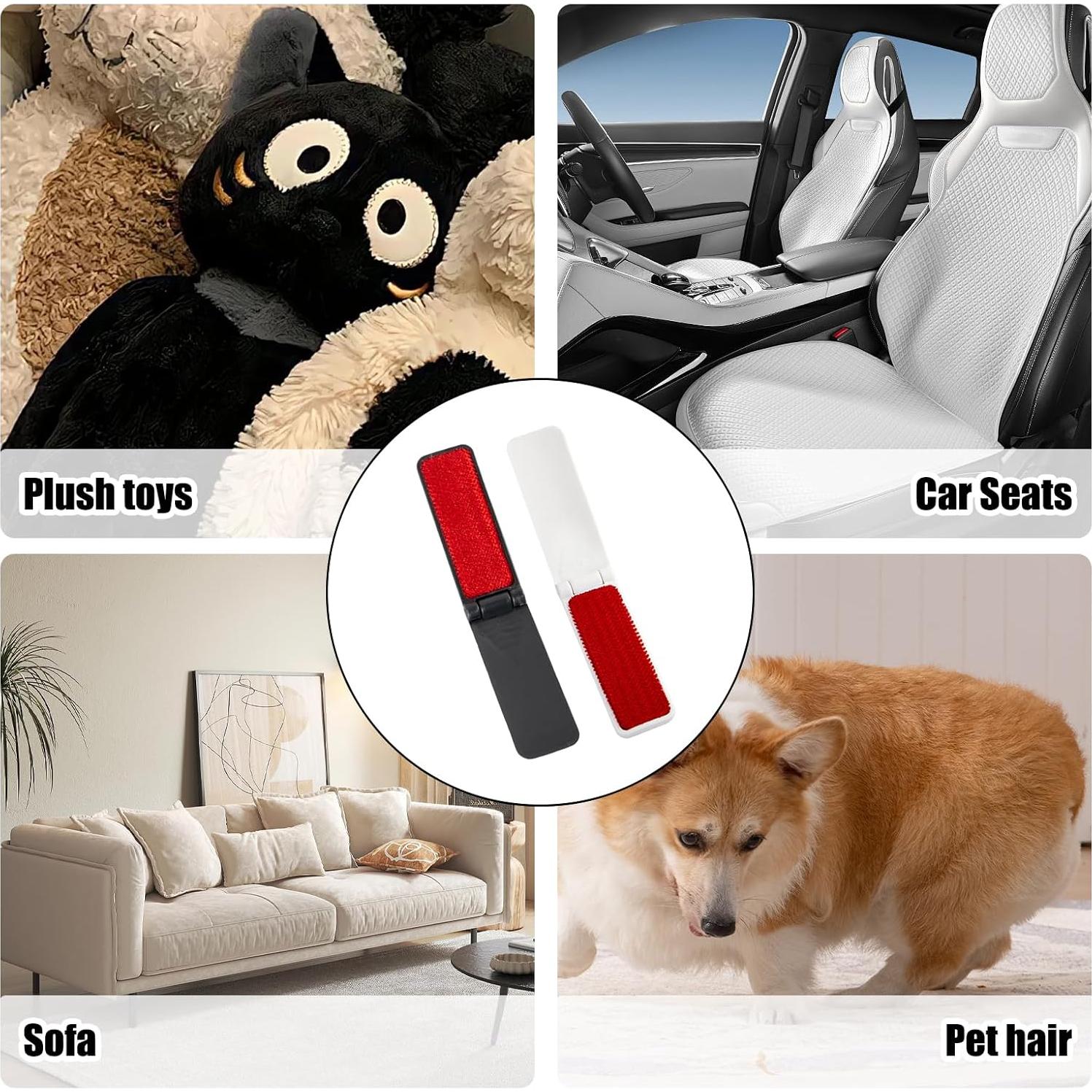 Juego de 4 Cepillos Quitapelusas Plegables Zuylikxy - Portátiles y Reutilizables