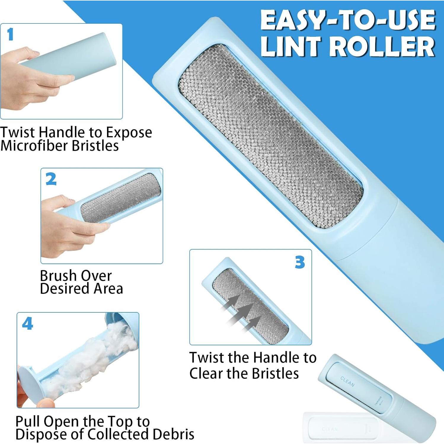 Paquete de 2 Rodillos para Pelusa Baceline - Reutilizables