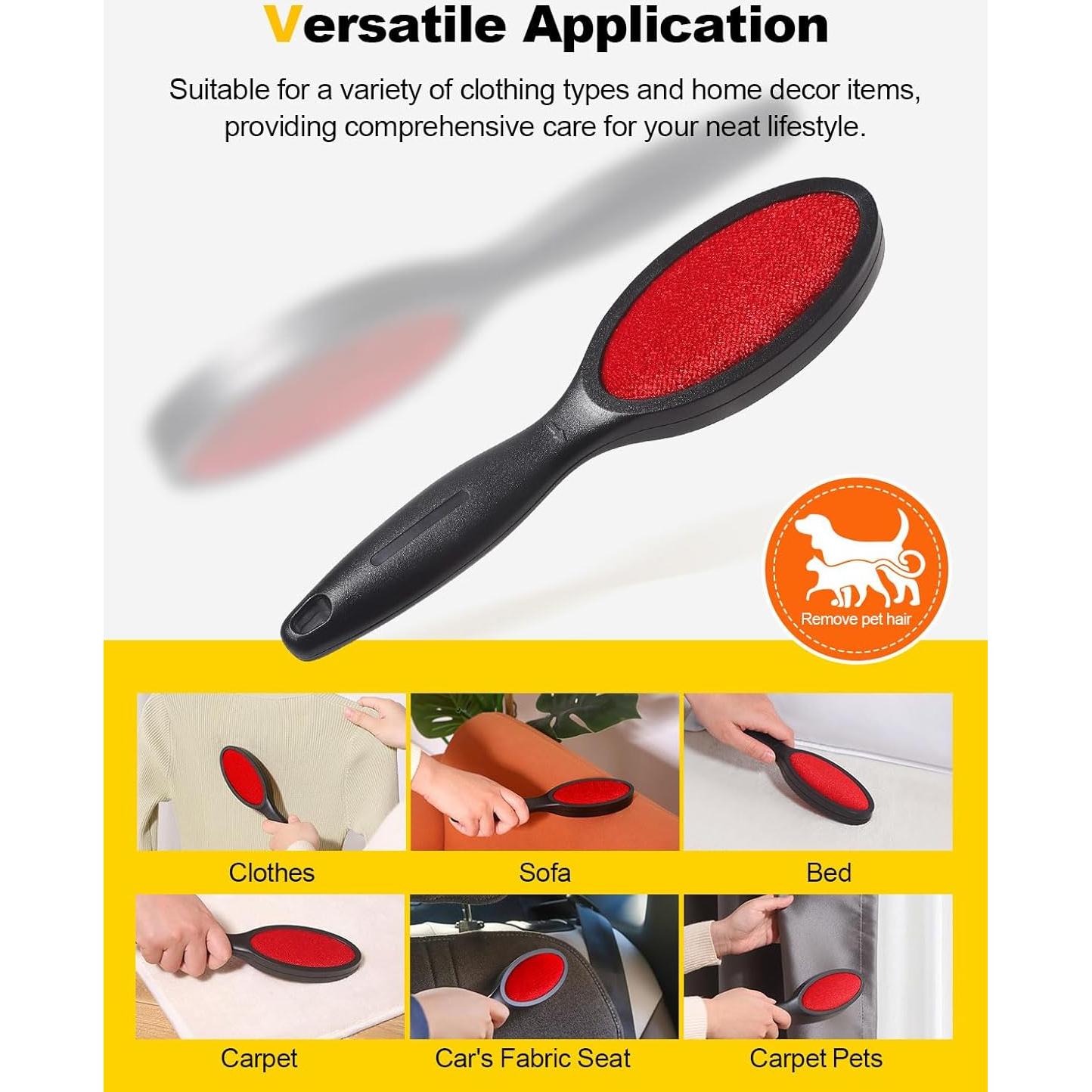 Cepillo para Pelusa Feeke Rojo Reutilizable 2 Unidades