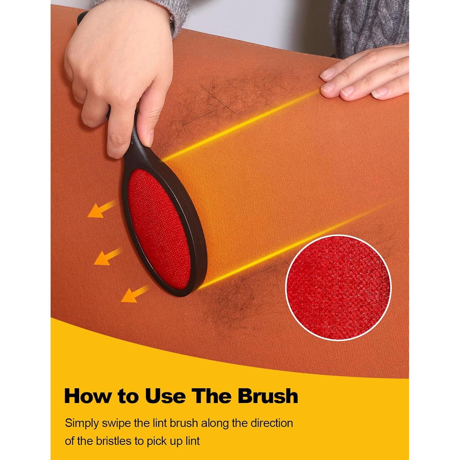 Cepillo para Pelusa Feeke Rojo Reutilizable 2 Unidades