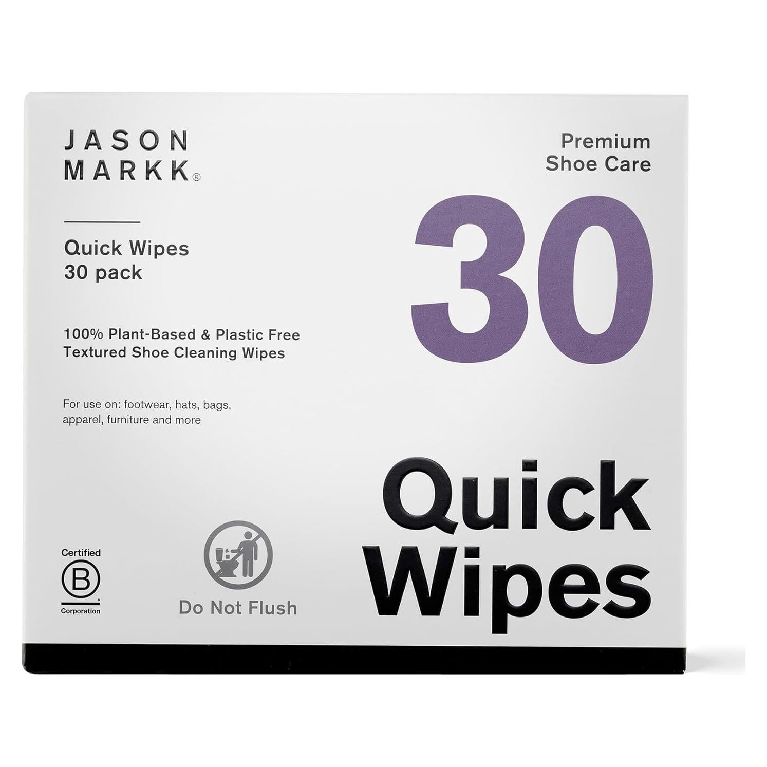 Toallitas Limpiadoras Jason Markk - 30 Unidades, Cuidado de Calzado