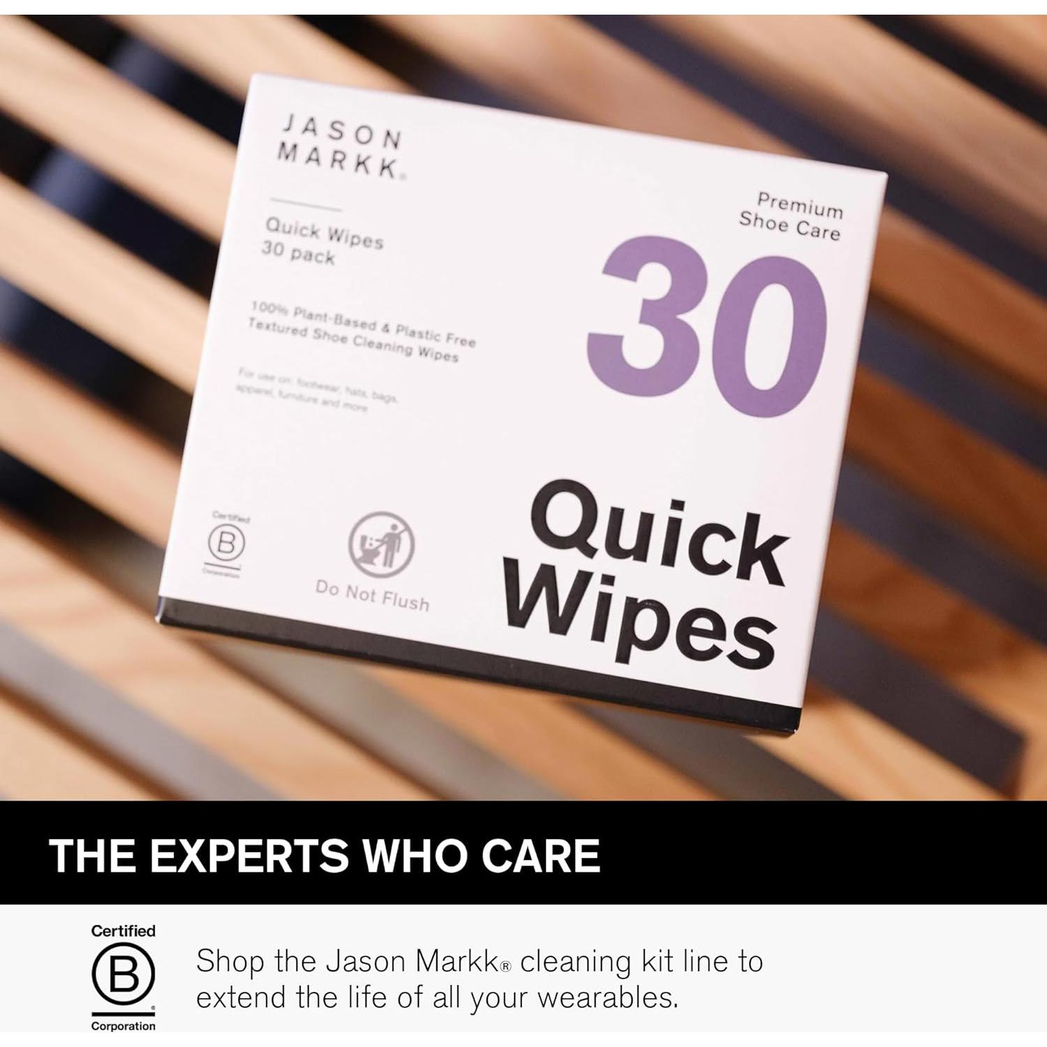 Toallitas Limpiadoras Jason Markk - 30 Unidades, Cuidado de Calzado