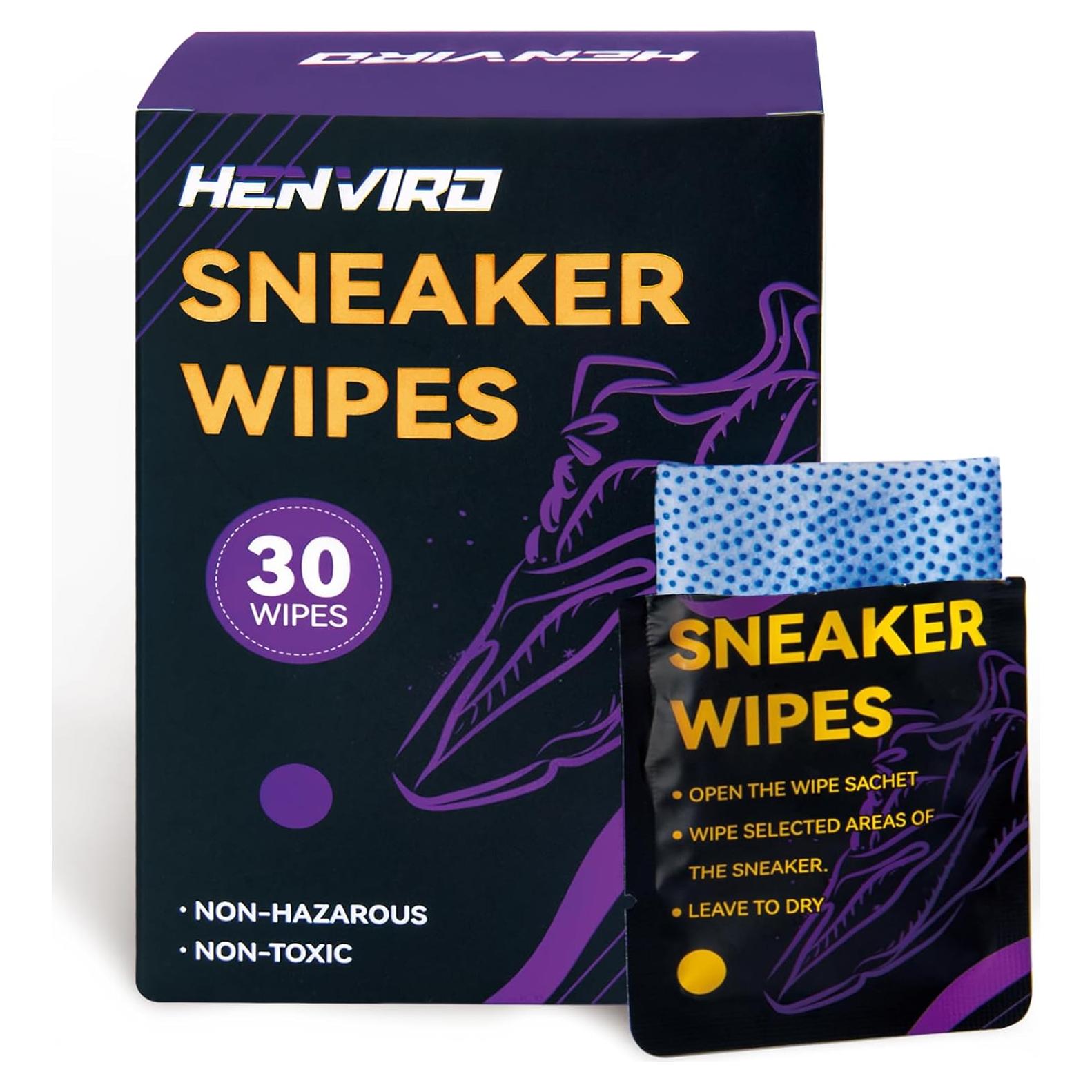 Toallitas Limpiadoras Henviro para Zapatillas - 30 Paquetes