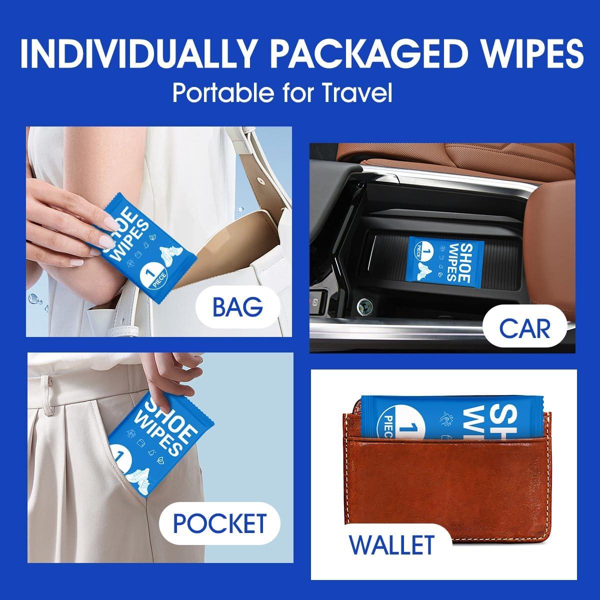 Toallitas Limpiadoras AROIC 50 Unidades para Zapatos