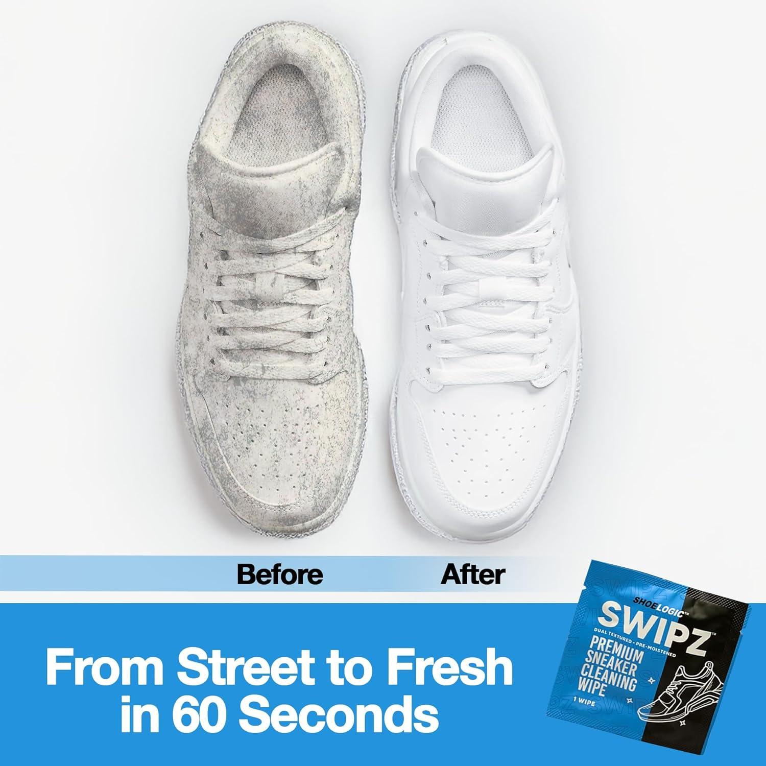 Toallitas limpiadoras Swipz para zapatillas - 12 unidades