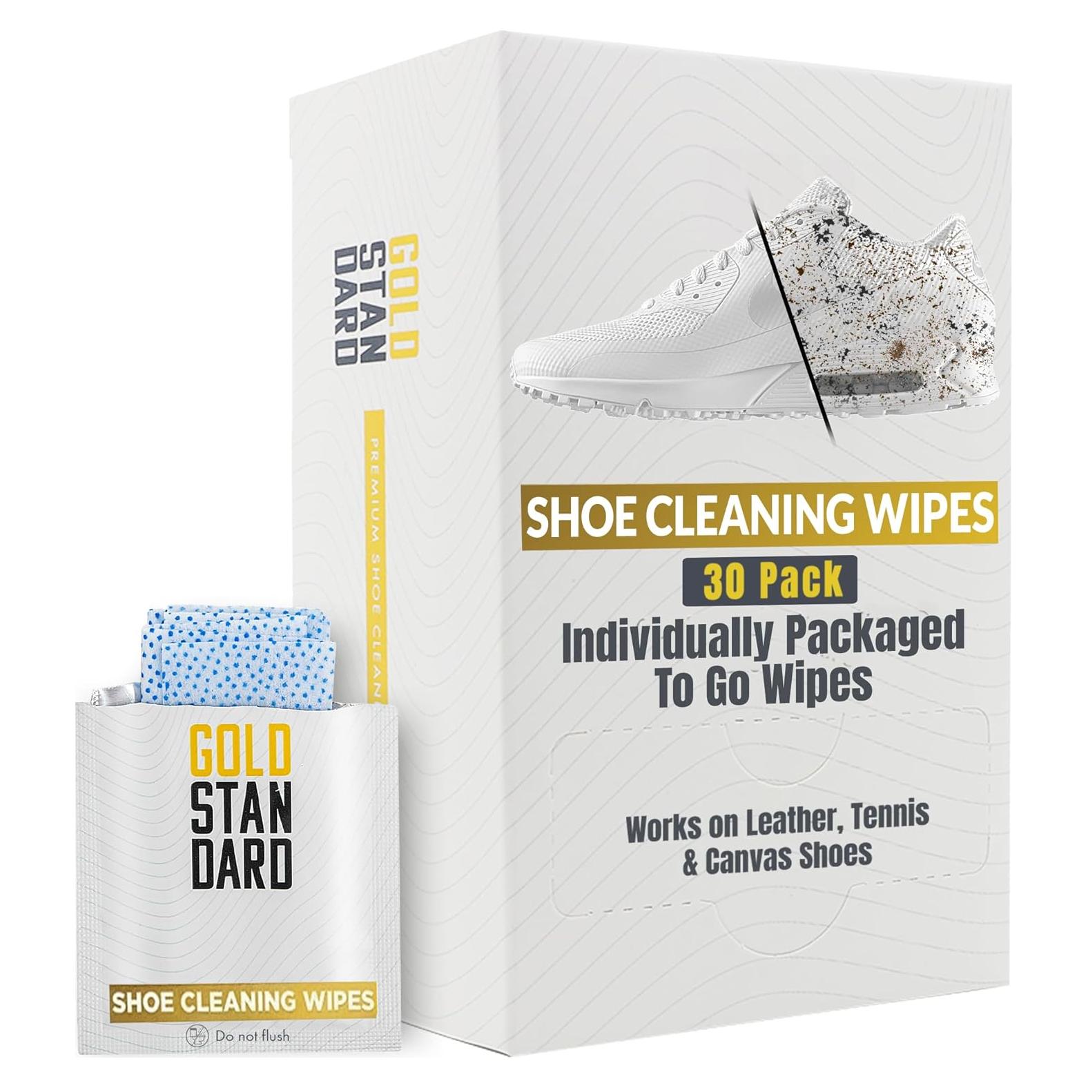 Toallitas Limpiadoras Gold Standard para Zapatos - 30 Unidades