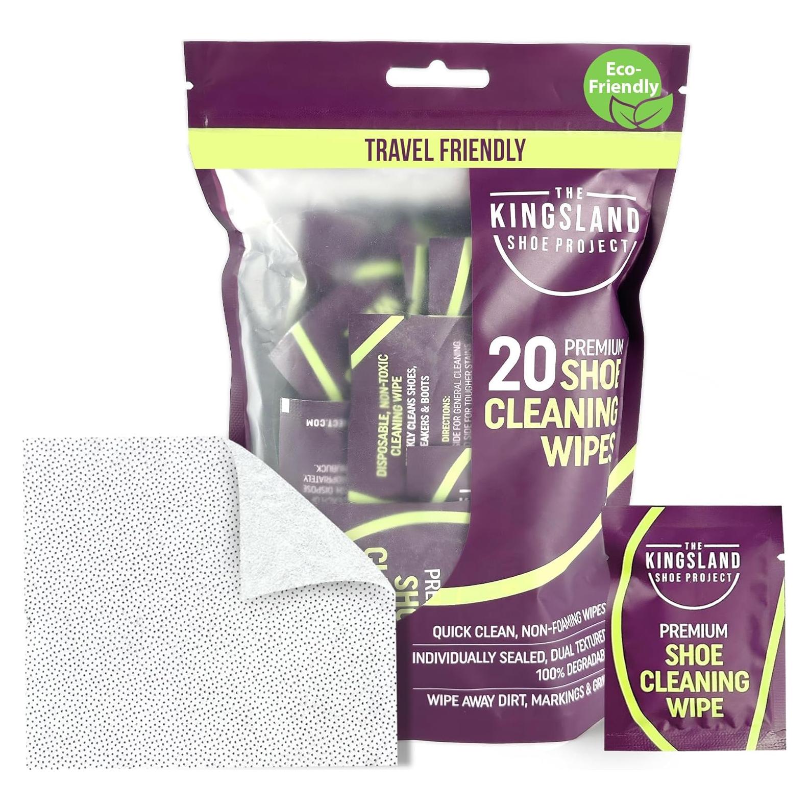 Toallitas de Limpieza de Zapatos The Kingsland - 20 Unidades Ecológicas