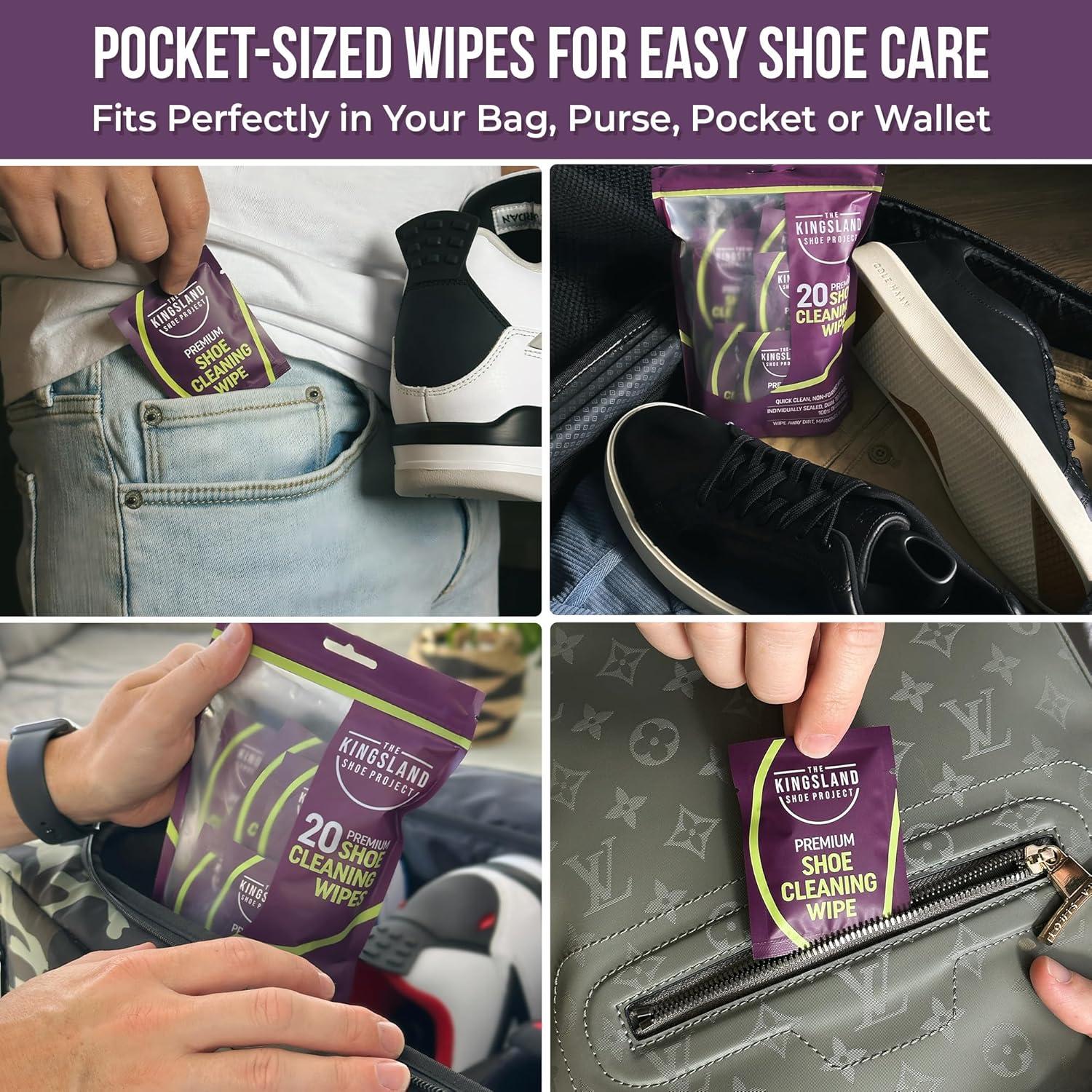 Toallitas de Limpieza de Zapatos The Kingsland - 20 Unidades Ecológicas