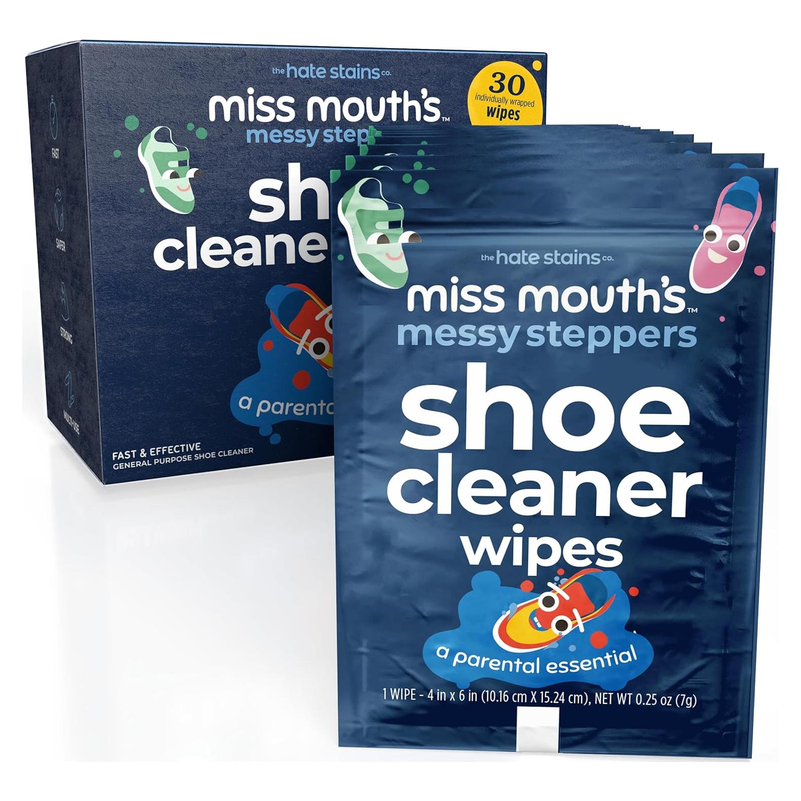Limpiador de Zapatos Miss Mouth's Messy Steppers - 30 Toallitas