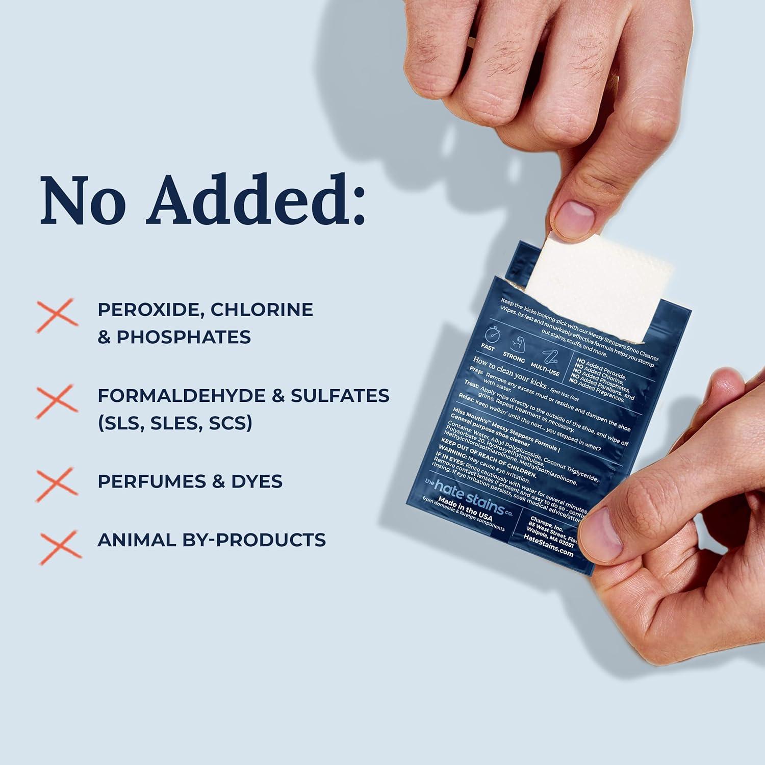 Limpiador de Zapatos Miss Mouth's Messy Steppers - 30 Toallitas