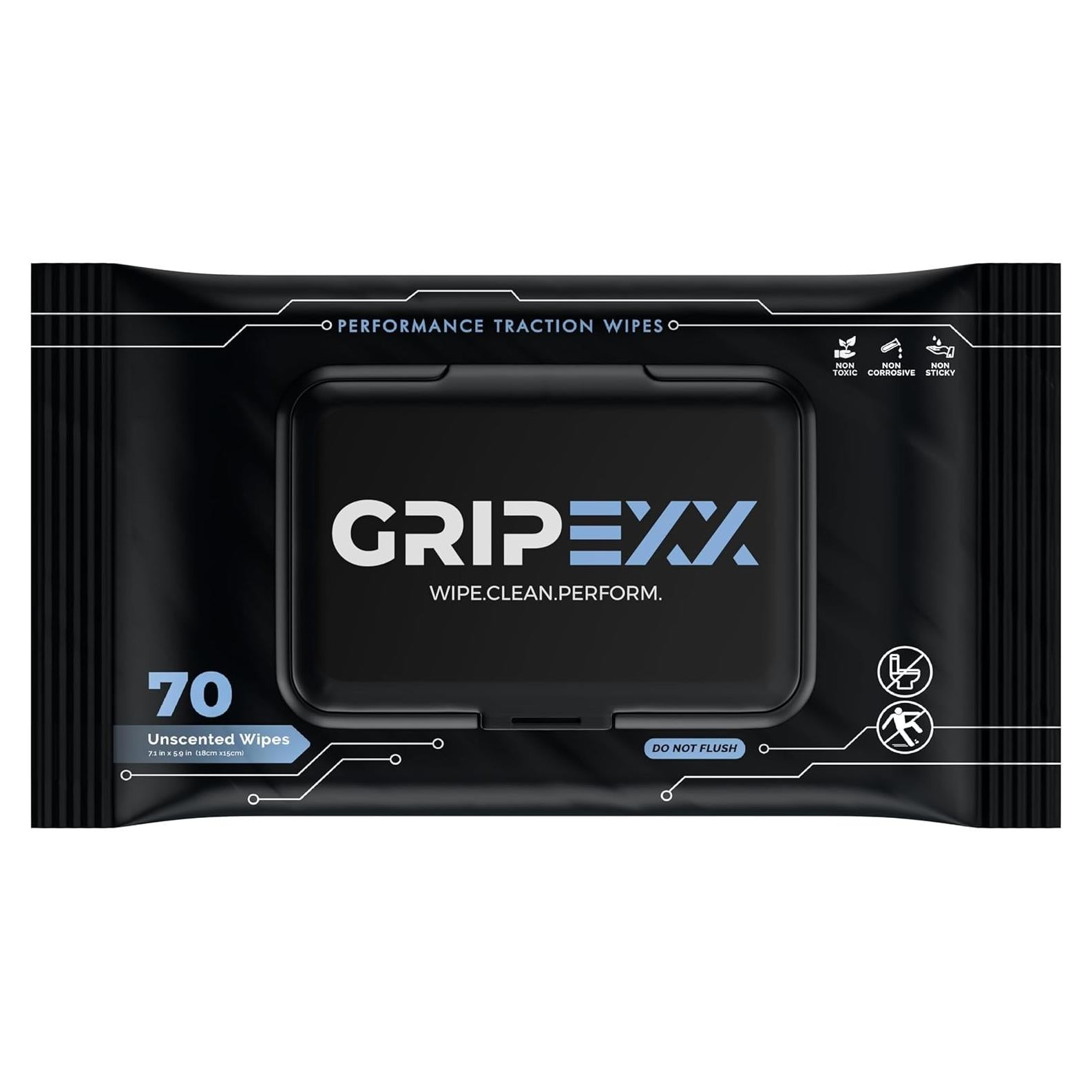 Toallitas limpiadoras para zapatos GRIPEXX - 70 unidades