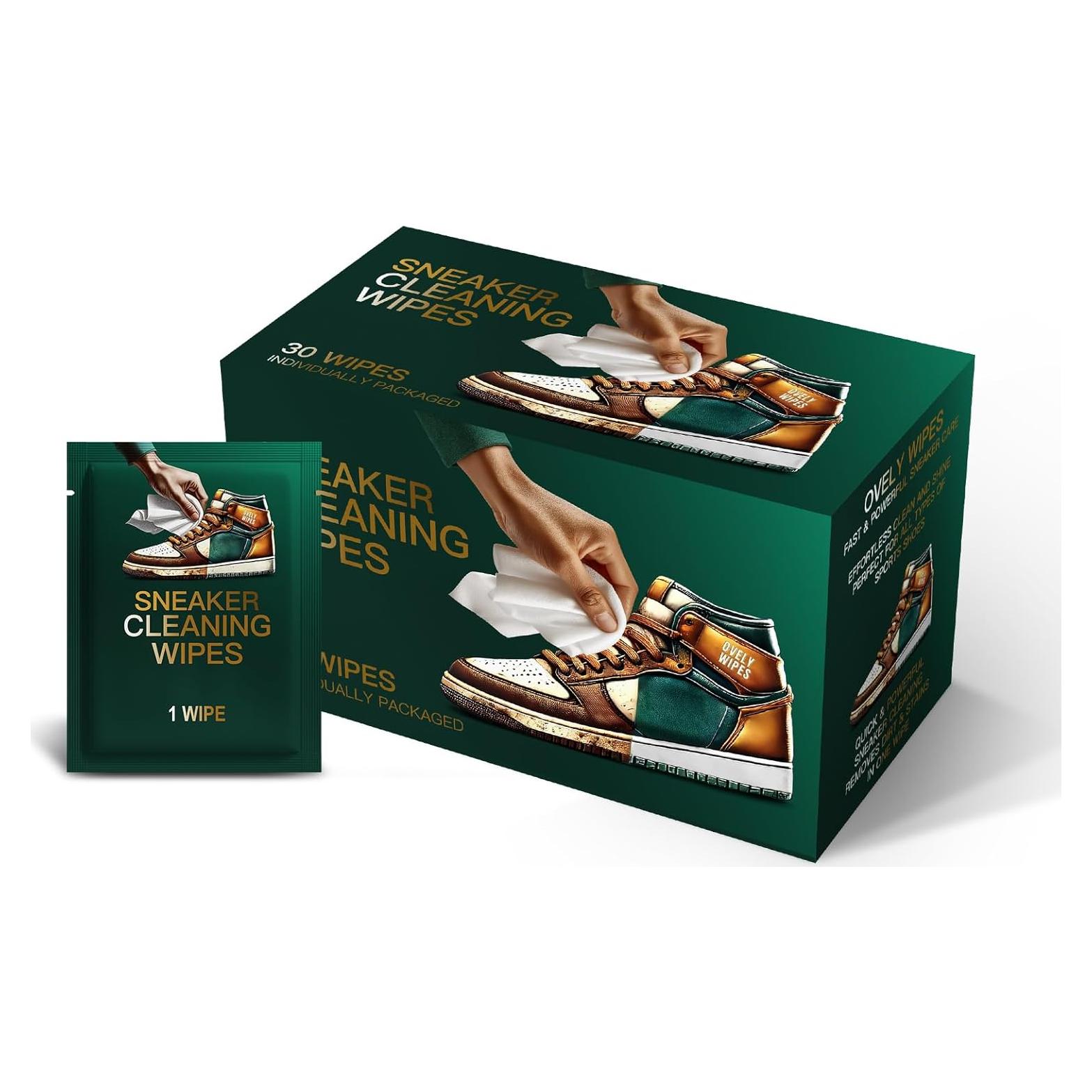 Toallitas Limpiadoras para Zapatillas TOALLITAS - Doble Textura - 30 Unidades