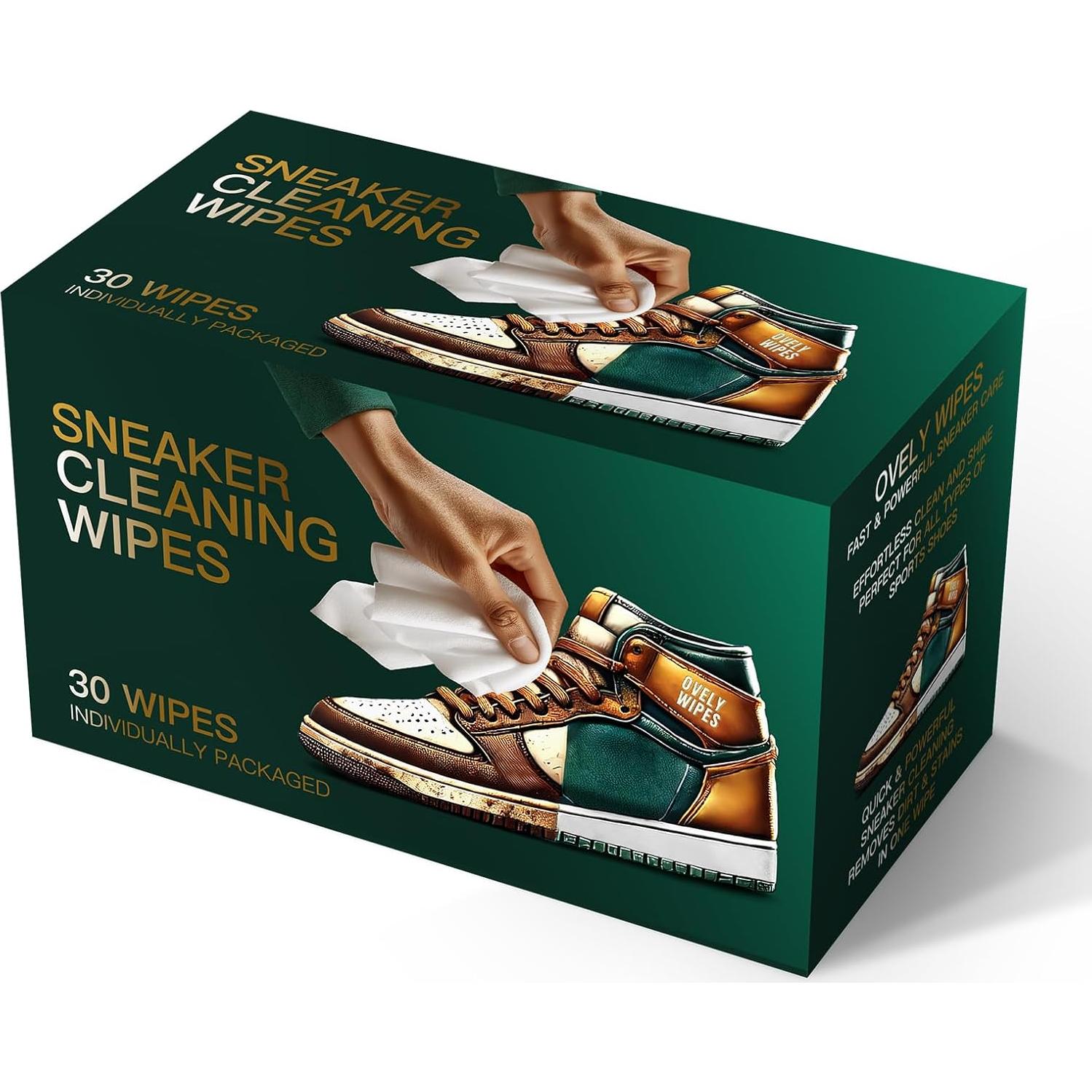 Toallitas Limpiadoras para Zapatillas TOALLITAS - Doble Textura - 30 Unidades