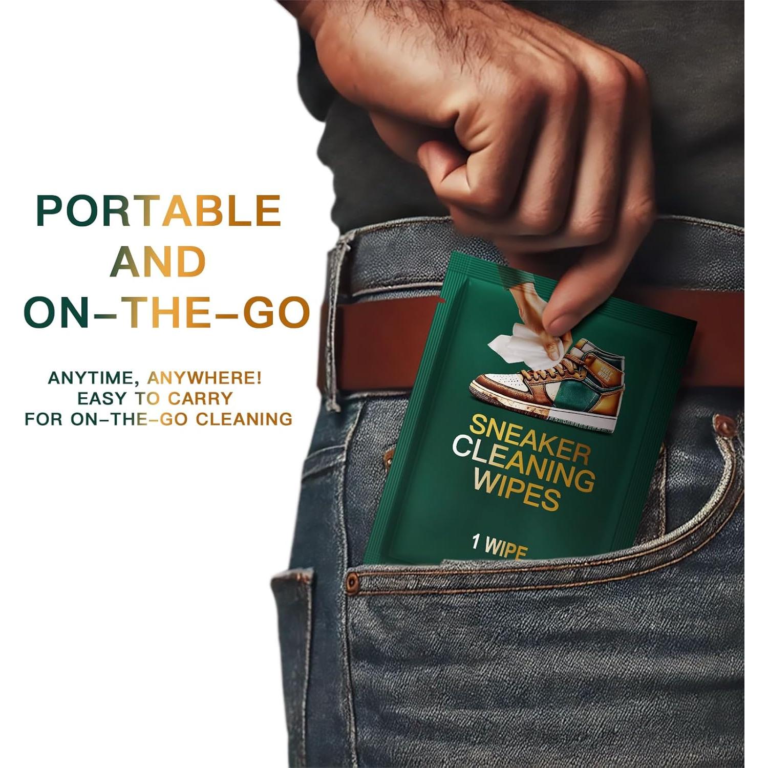 Toallitas Limpiadoras para Zapatillas TOALLITAS - Doble Textura - 30 Unidades