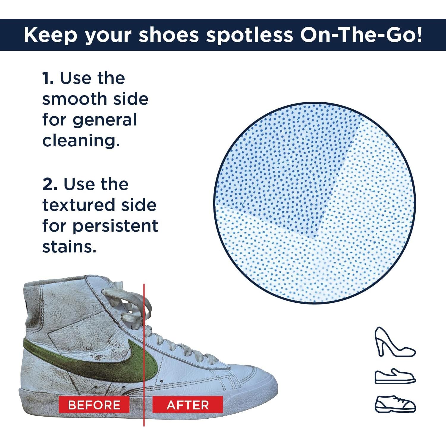 Toallitas desechables para zapatos Safahi, 30 unidades, limpieza rápida