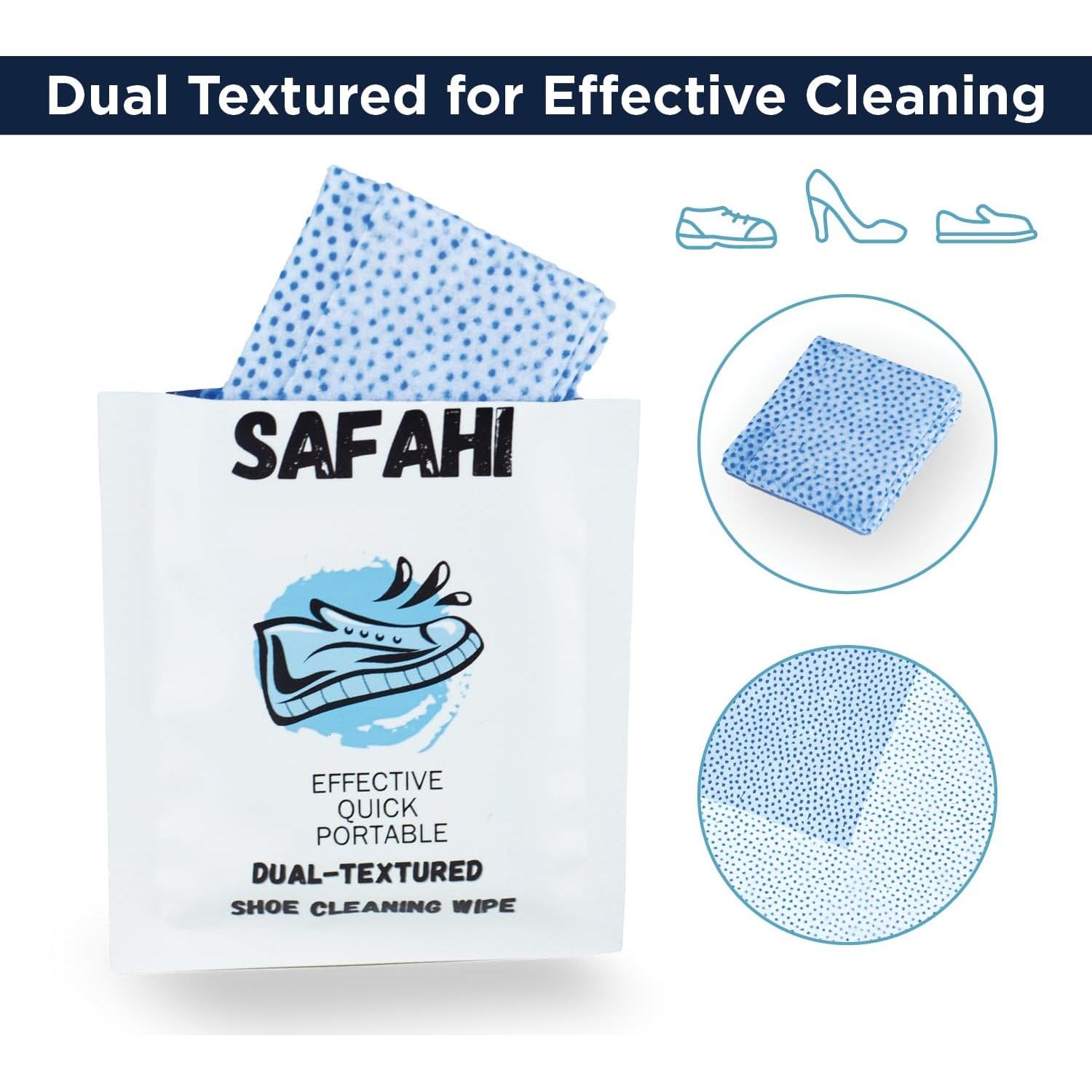 Toallitas desechables para zapatos Safahi, 30 unidades, limpieza rápida