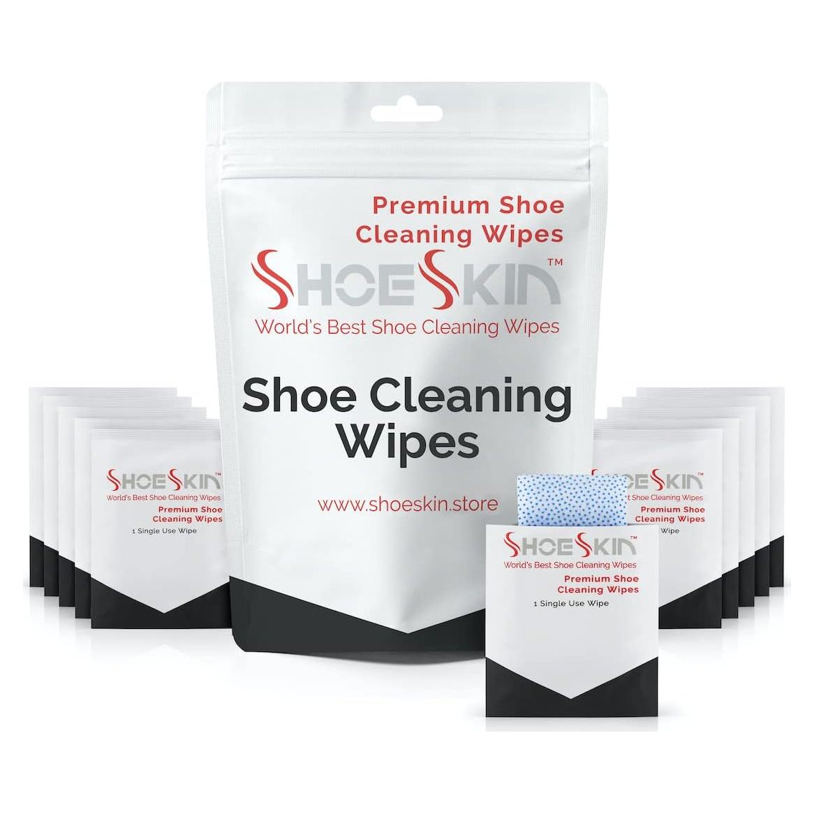 Toallitas Limpiadoras de Zapatos ShoeSkin - 30 Unidades