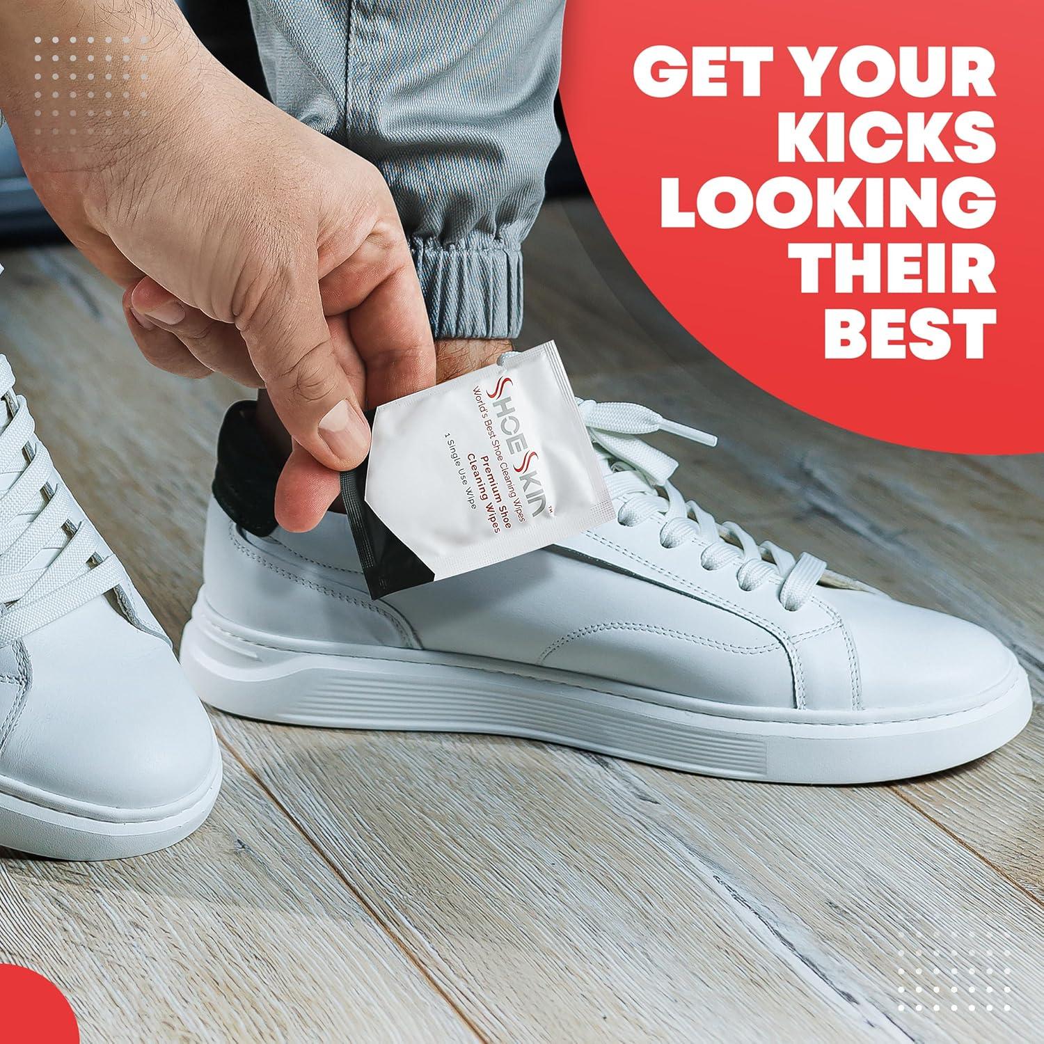 Toallitas Limpiadoras de Zapatos ShoeSkin - 30 Unidades