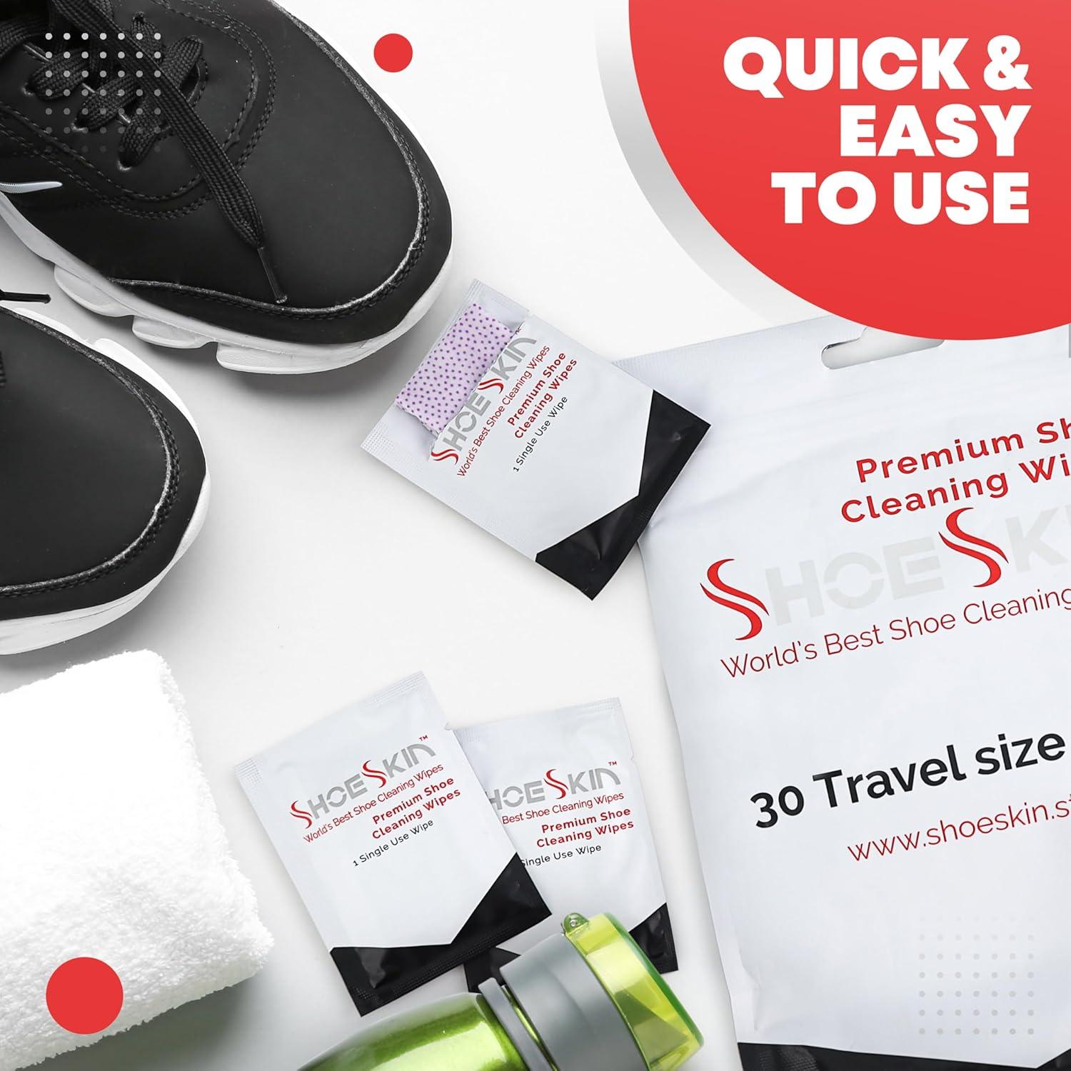 Toallitas Limpiadoras de Zapatos ShoeSkin - 30 Unidades