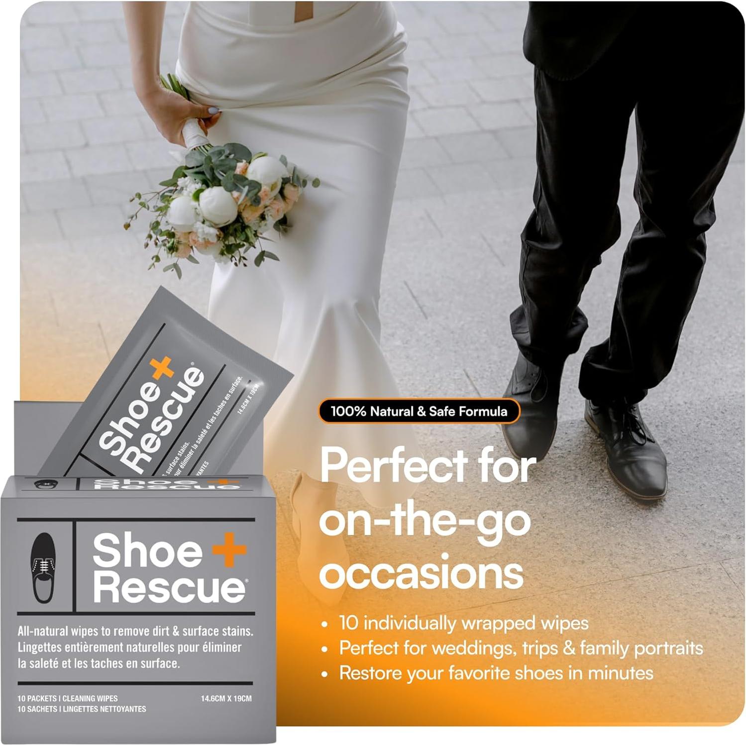 Toallitas Limpiadoras Naturales ShoeRescue - 10 Unidades