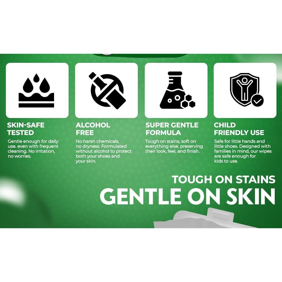 Toallitas de Limpieza para Zapatos Panda - 30 Unidades