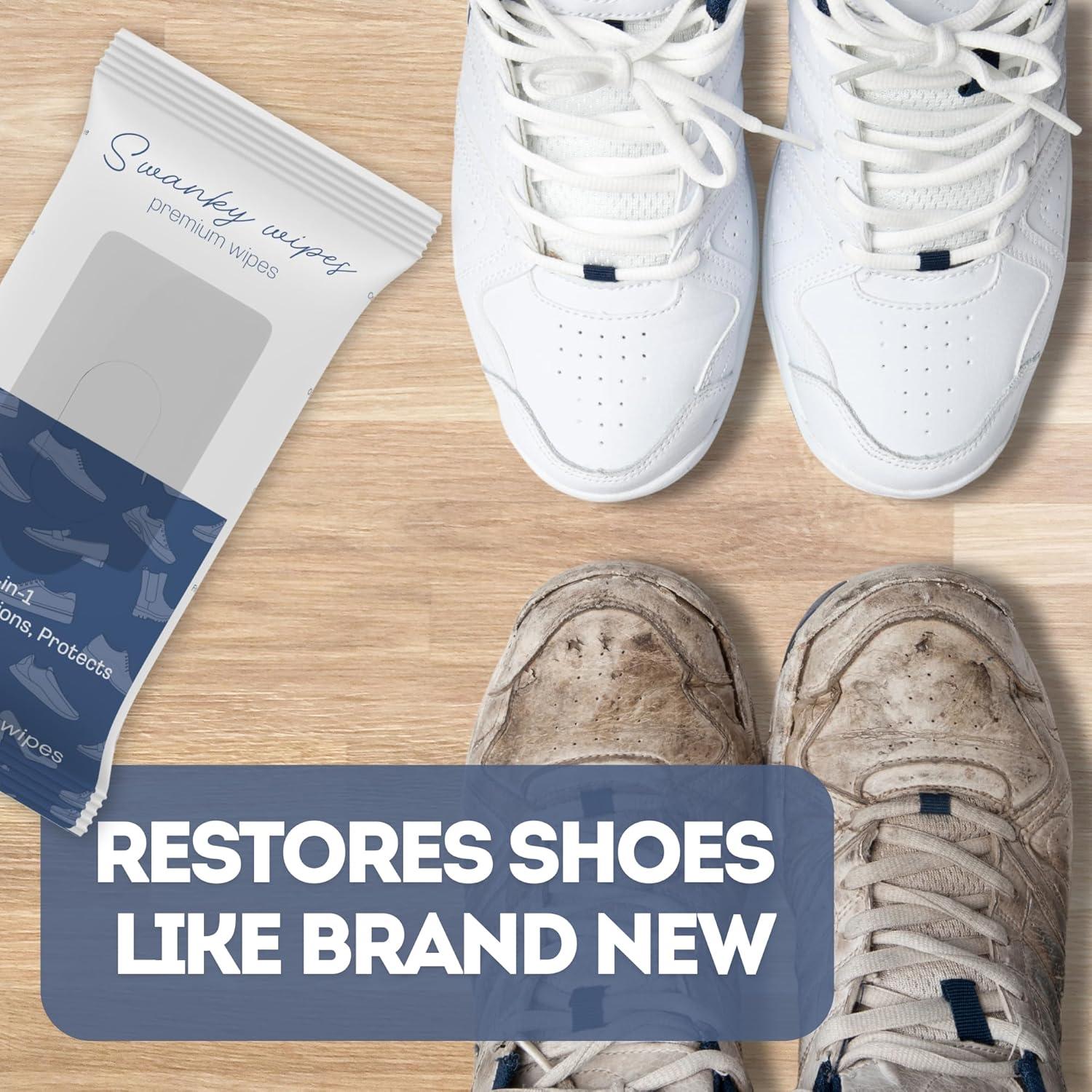 Toallitas Limpiadoras de Zapatos Swanky - 30 Unidades Suaves