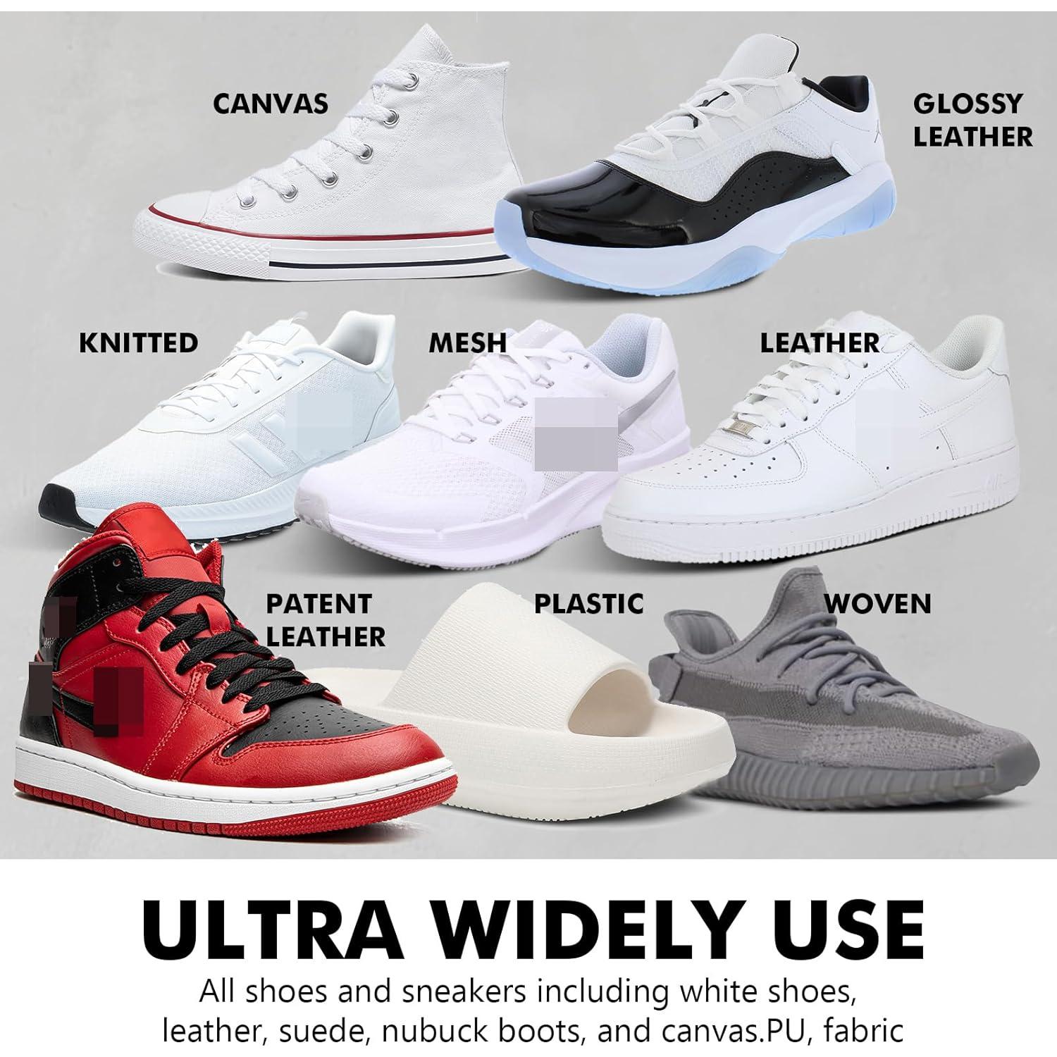 Kit de Limpieza de Zapatos Henviro 240ml con Cepillos y Toalla