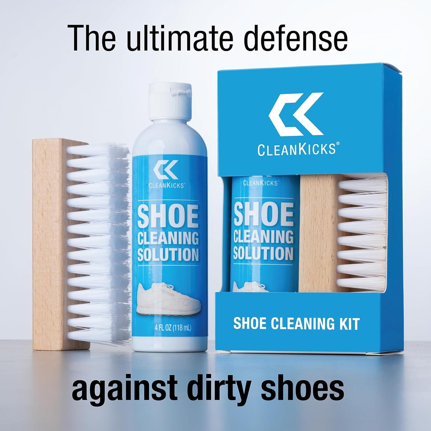 Kit de Limpieza de Zapatos CleanKicks - 113g con Cepillo
