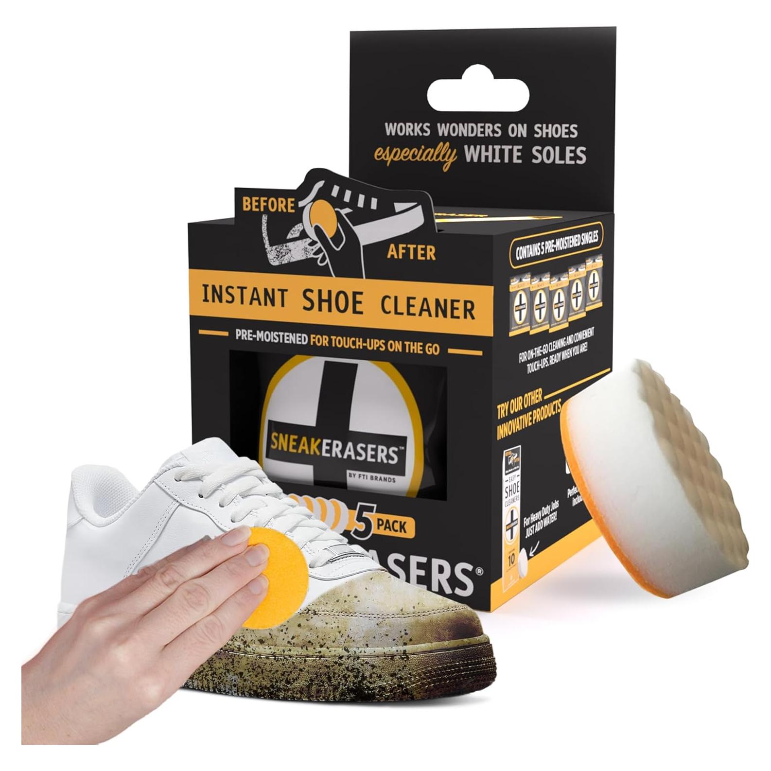 Esponjas Limpiadoras SneakERASERS - Paquete de 5 para Zapatillas Blancas