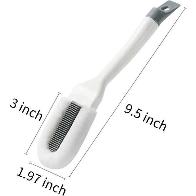 Cepillo de Zapatos Profesional Andiker Blanco 27x7cm