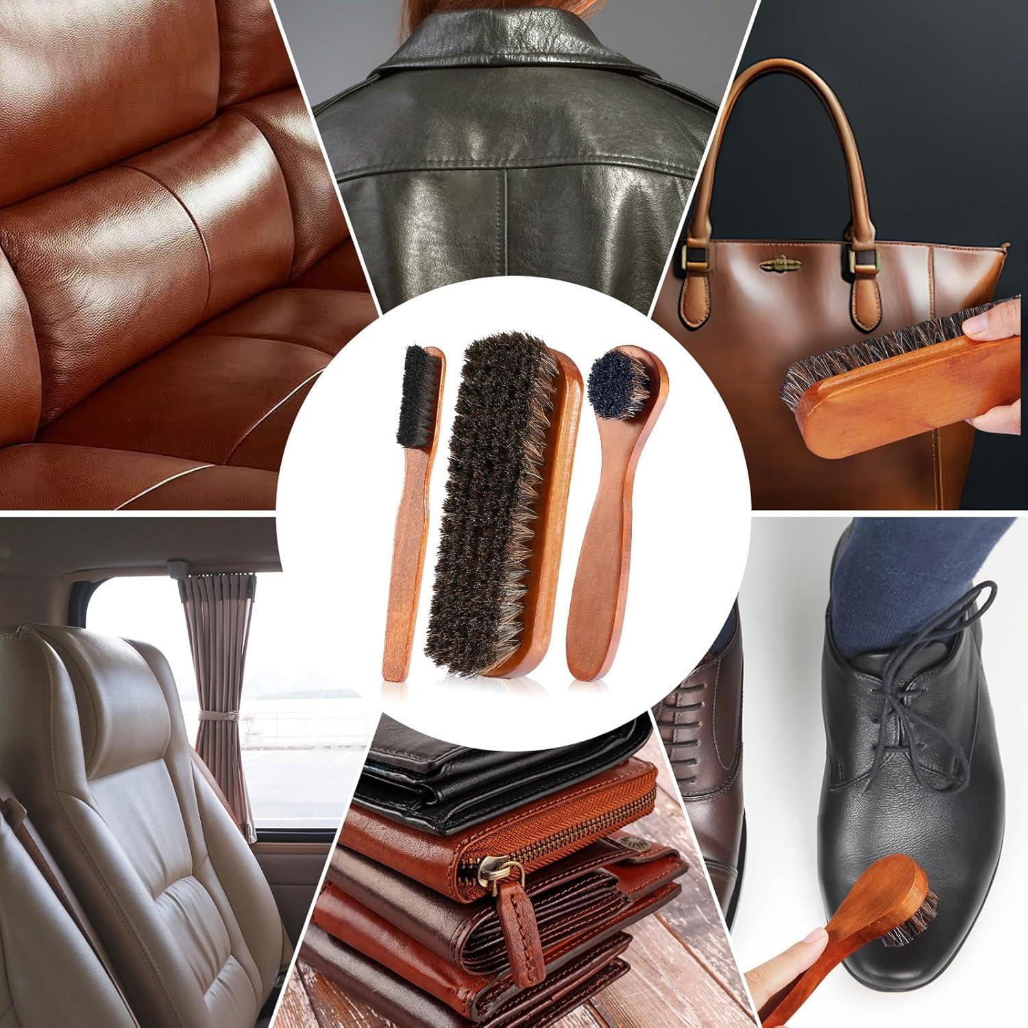 Kit de Cuidado de Zapatos Nuroon - 13 Piezas con Cepillos y Aceite