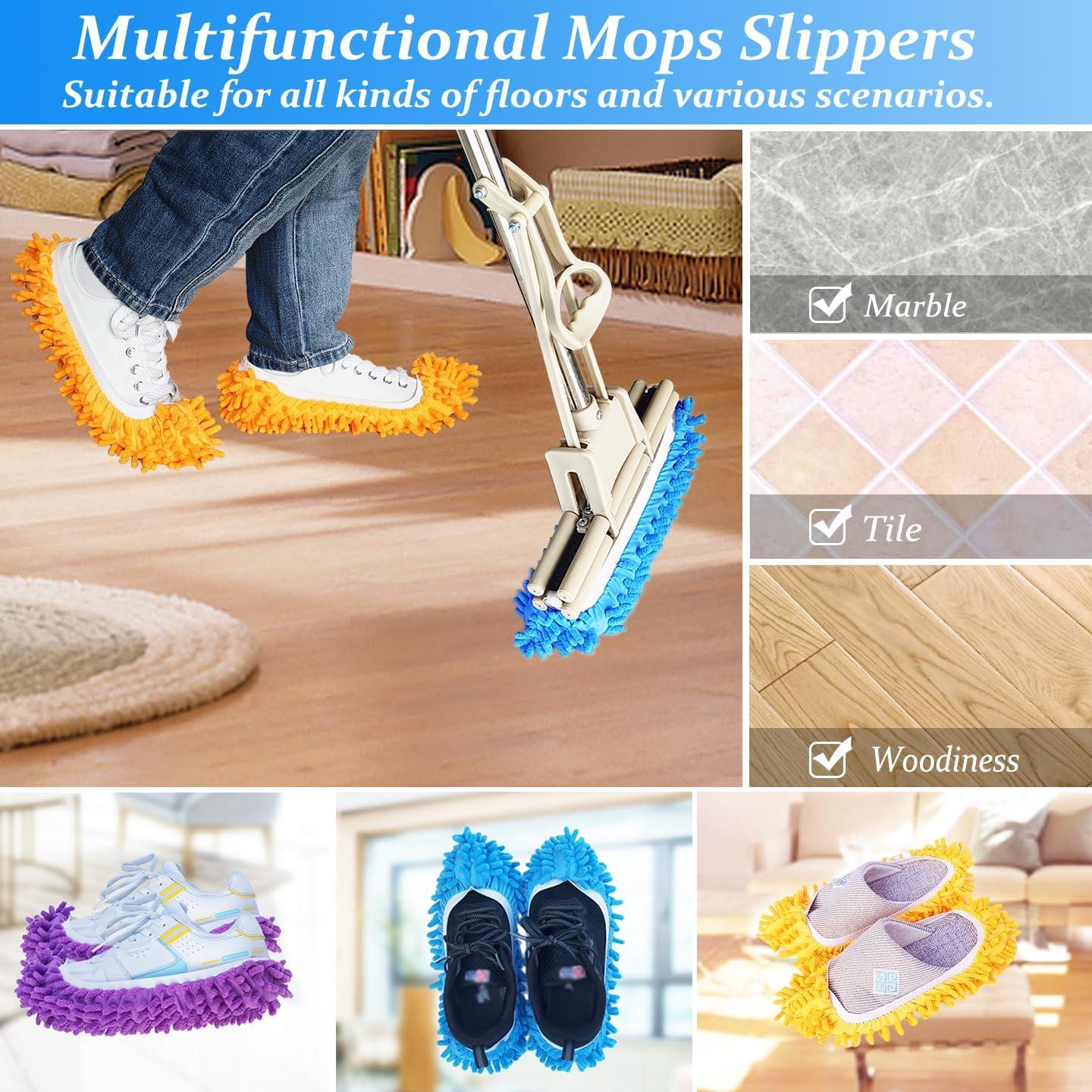 Cubiertas de Zapatos de Mopa HDongany - 4 Pares Reutilizables