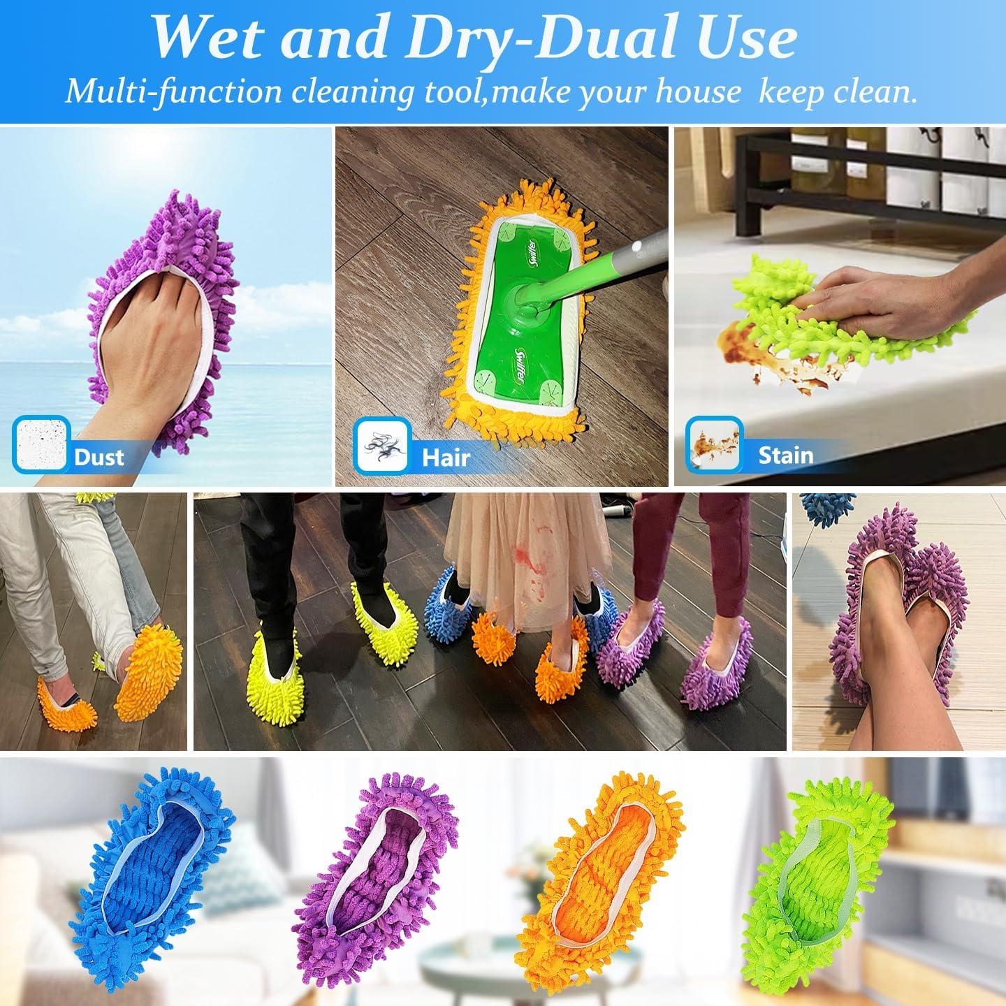 Cubiertas de Zapatos de Mopa HDongany - 4 Pares Reutilizables