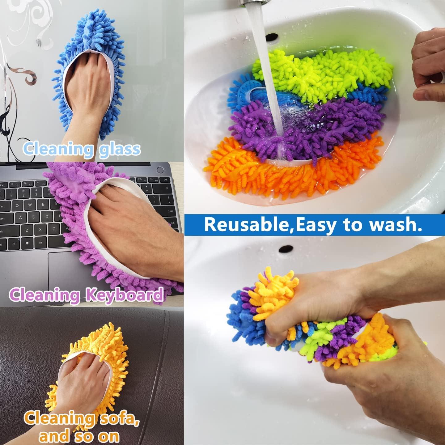 Cubiertas de Zapatos de Mopa HDongany - 4 Pares Reutilizables