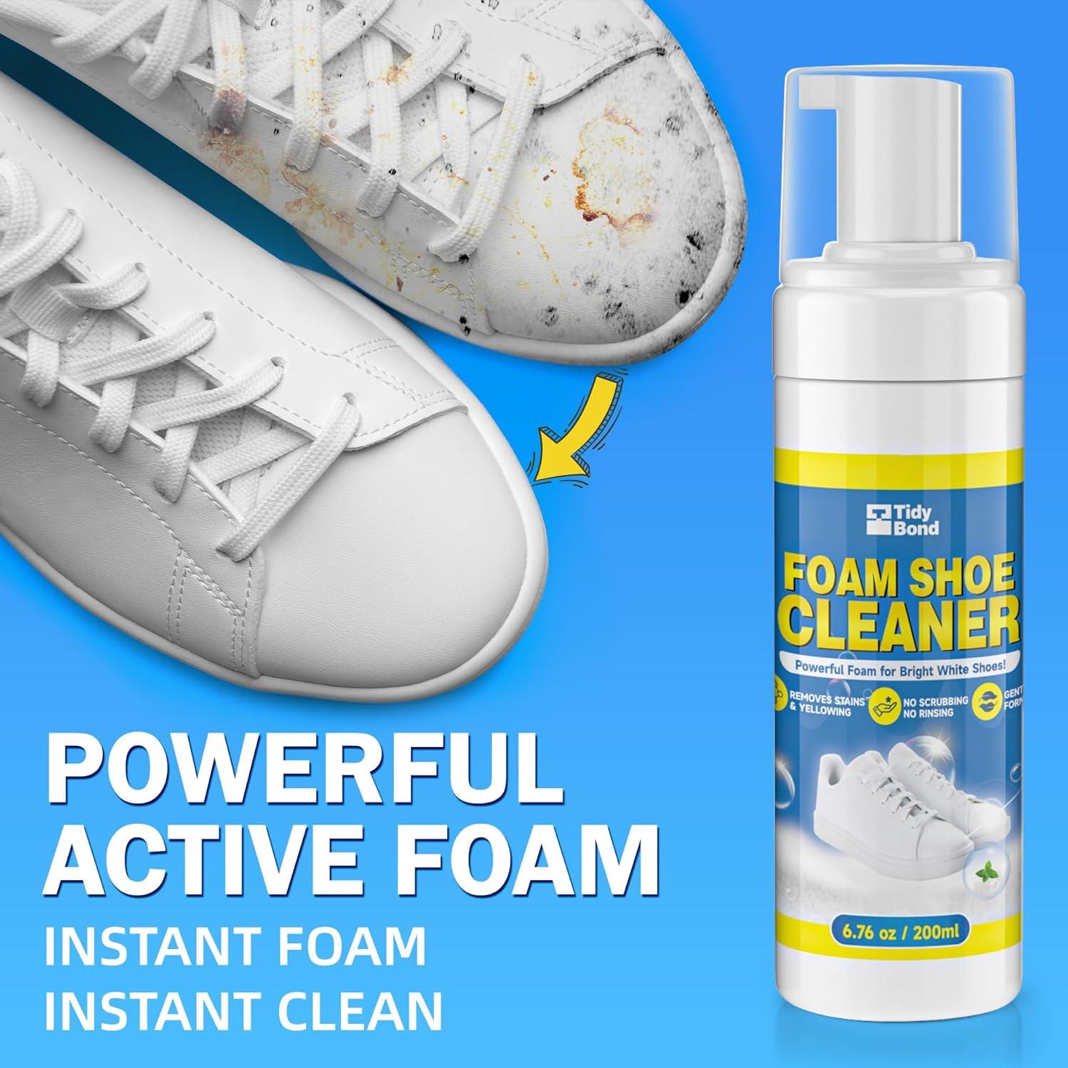Kit Limpiador de Zapatos TidyBond 191.5 g - Espuma Sin Enjuague