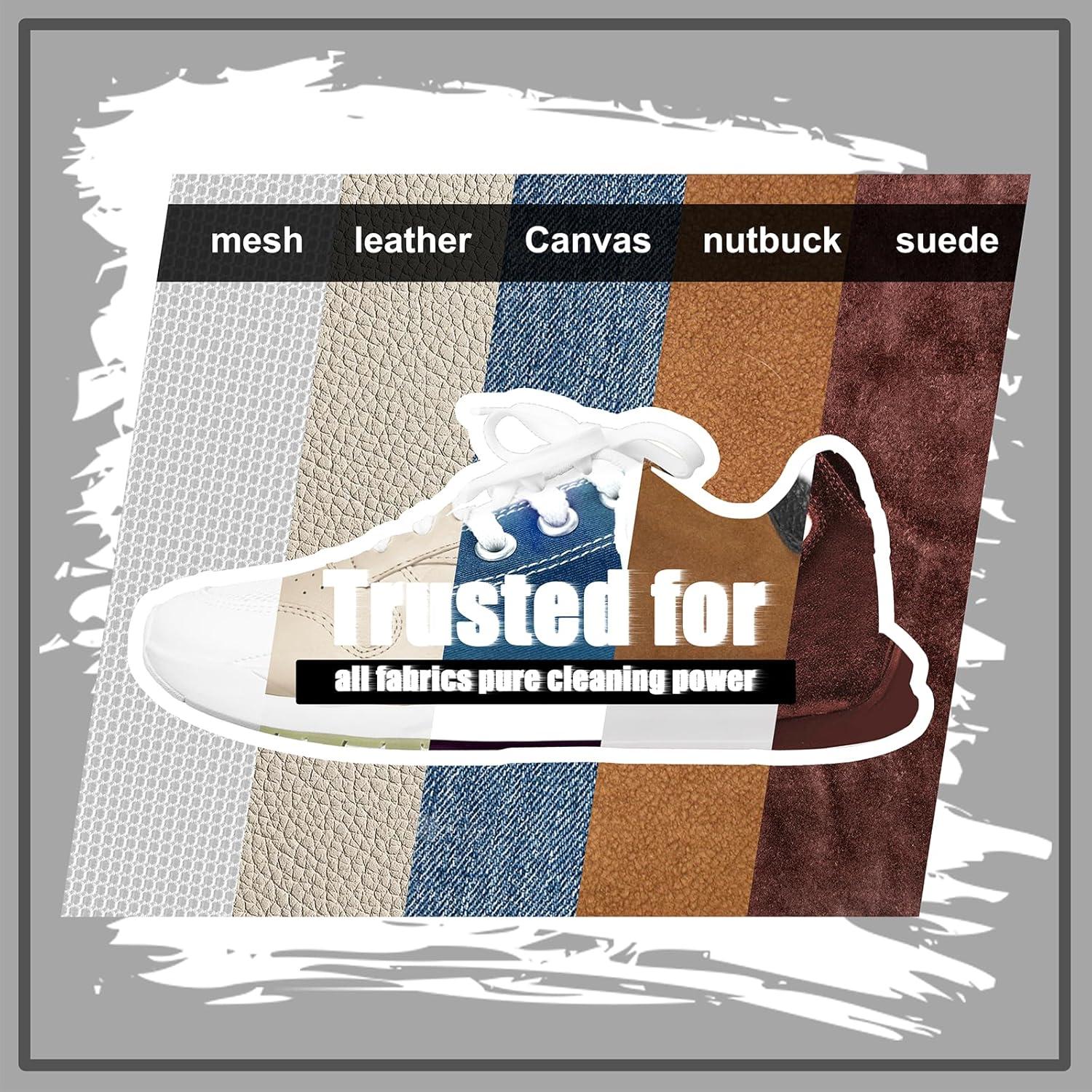 Kit de Limpieza de Zapatos Koudecy 300 ml con Cepillos y Toalla