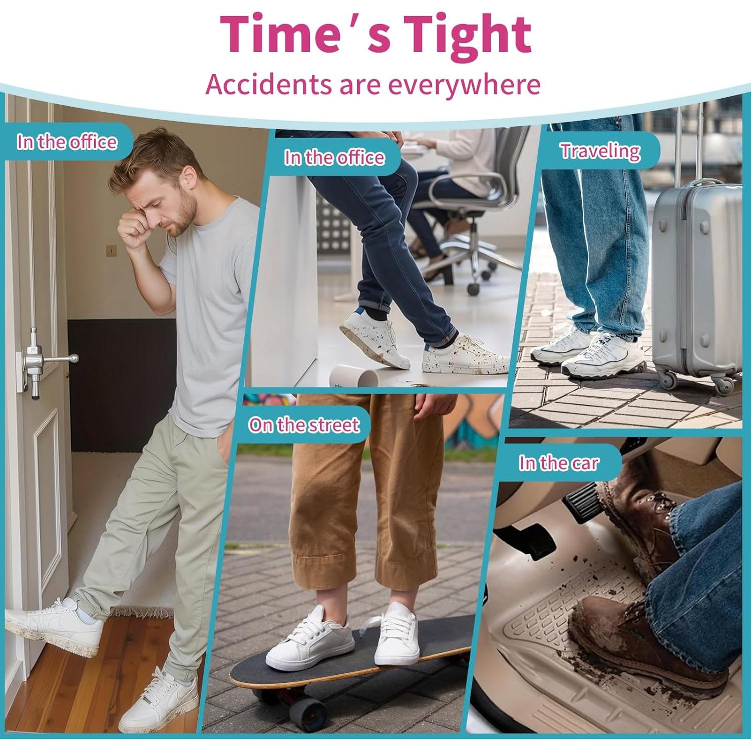 Kit de limpieza de zapatos sin agua 2025 - 7Oz + spray 4.2Oz