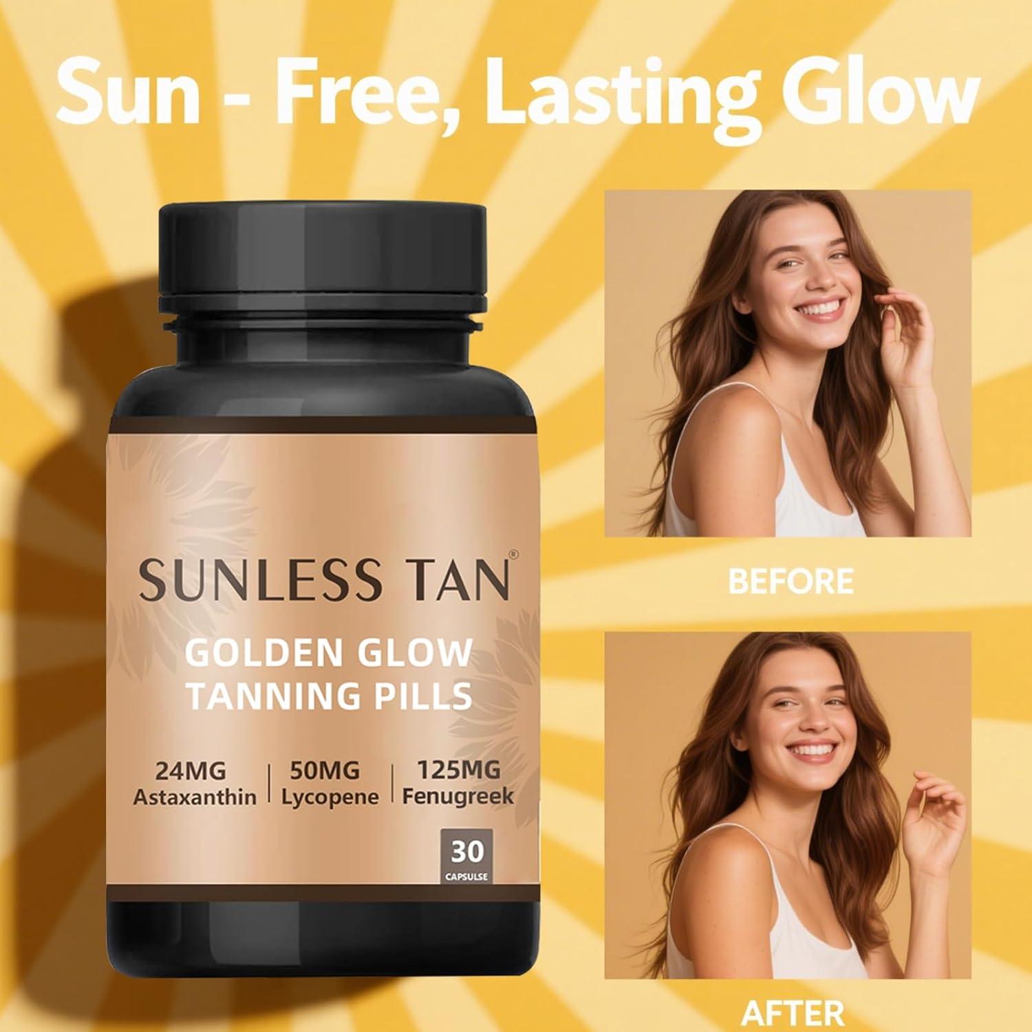 Suplemento bronceador Ardocme 1PCS - Brillo natural sin sol