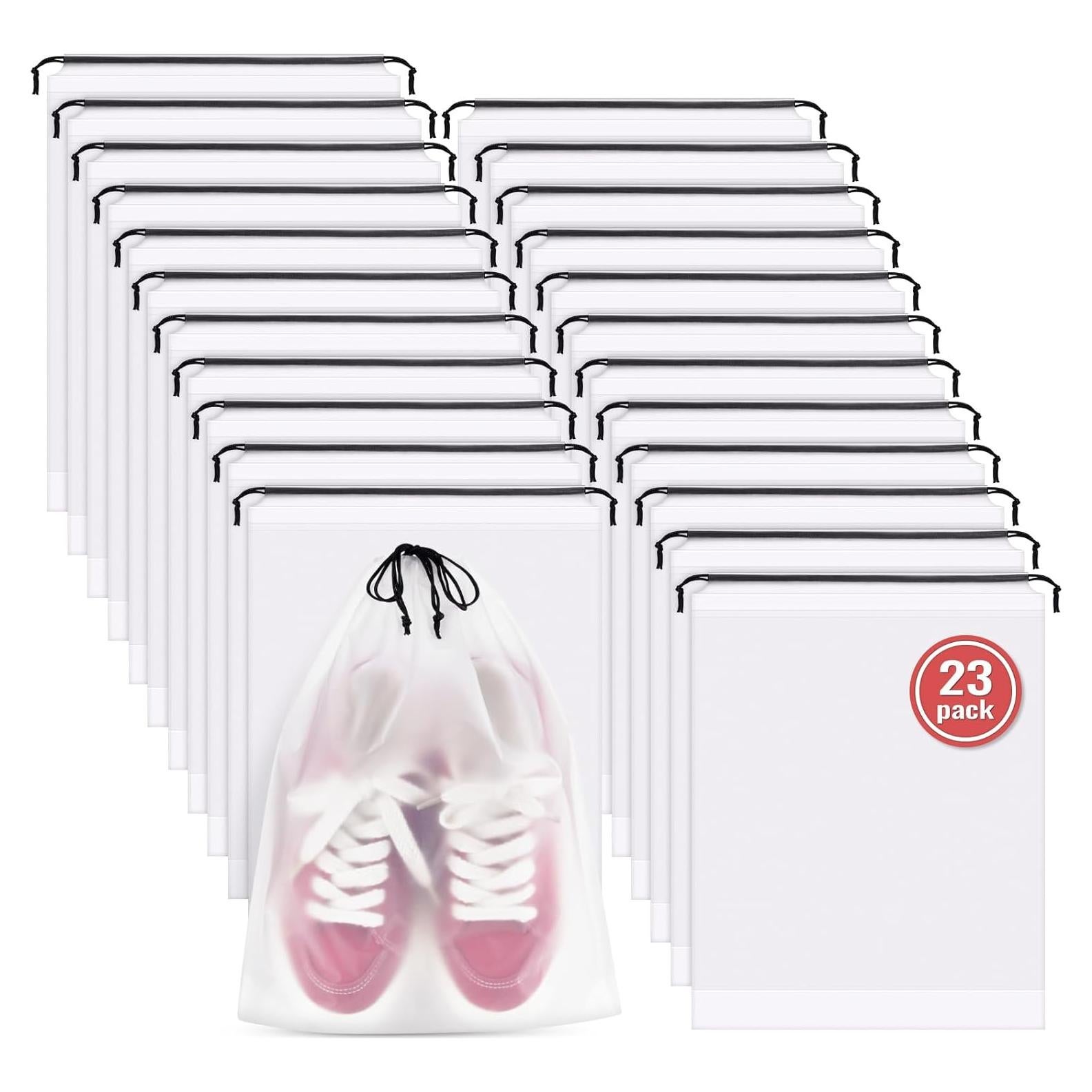 Paquete de 23 Bolsas Impermeables para Zapatos Inggix 30x40cm