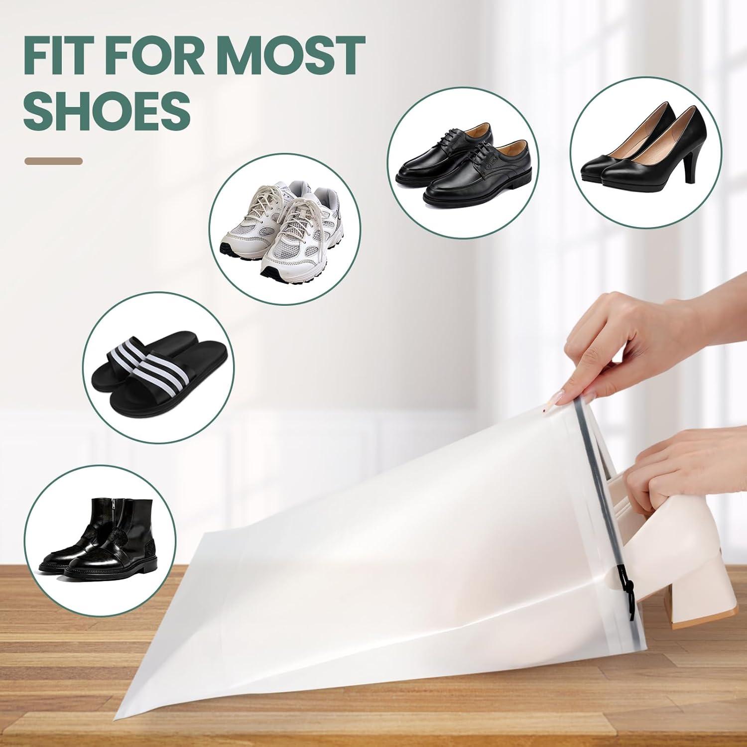 Paquete de 23 Bolsas Impermeables para Zapatos Inggix 30x40cm