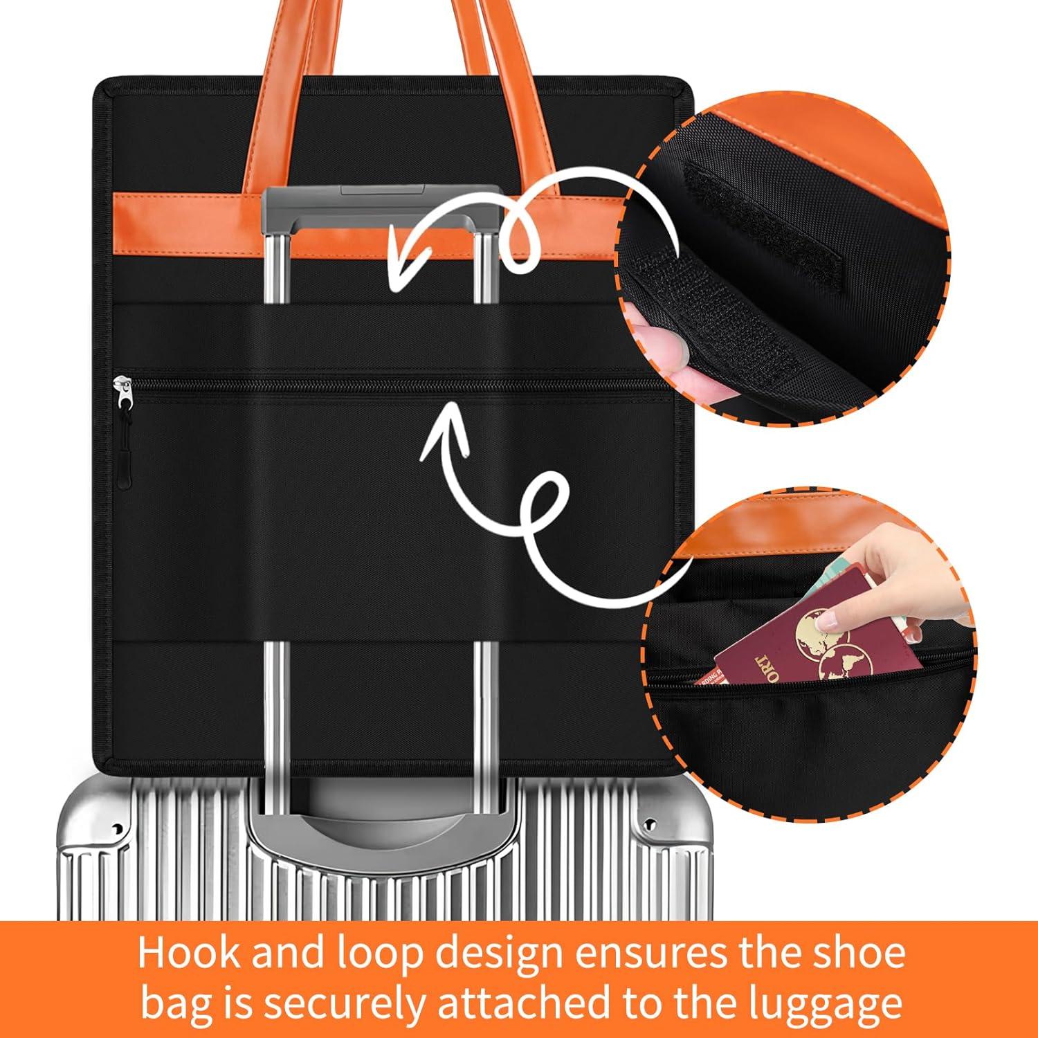 Bolsas de Viaje para Zapatos SelfTek, Organizador Impermeable 6 Pairs