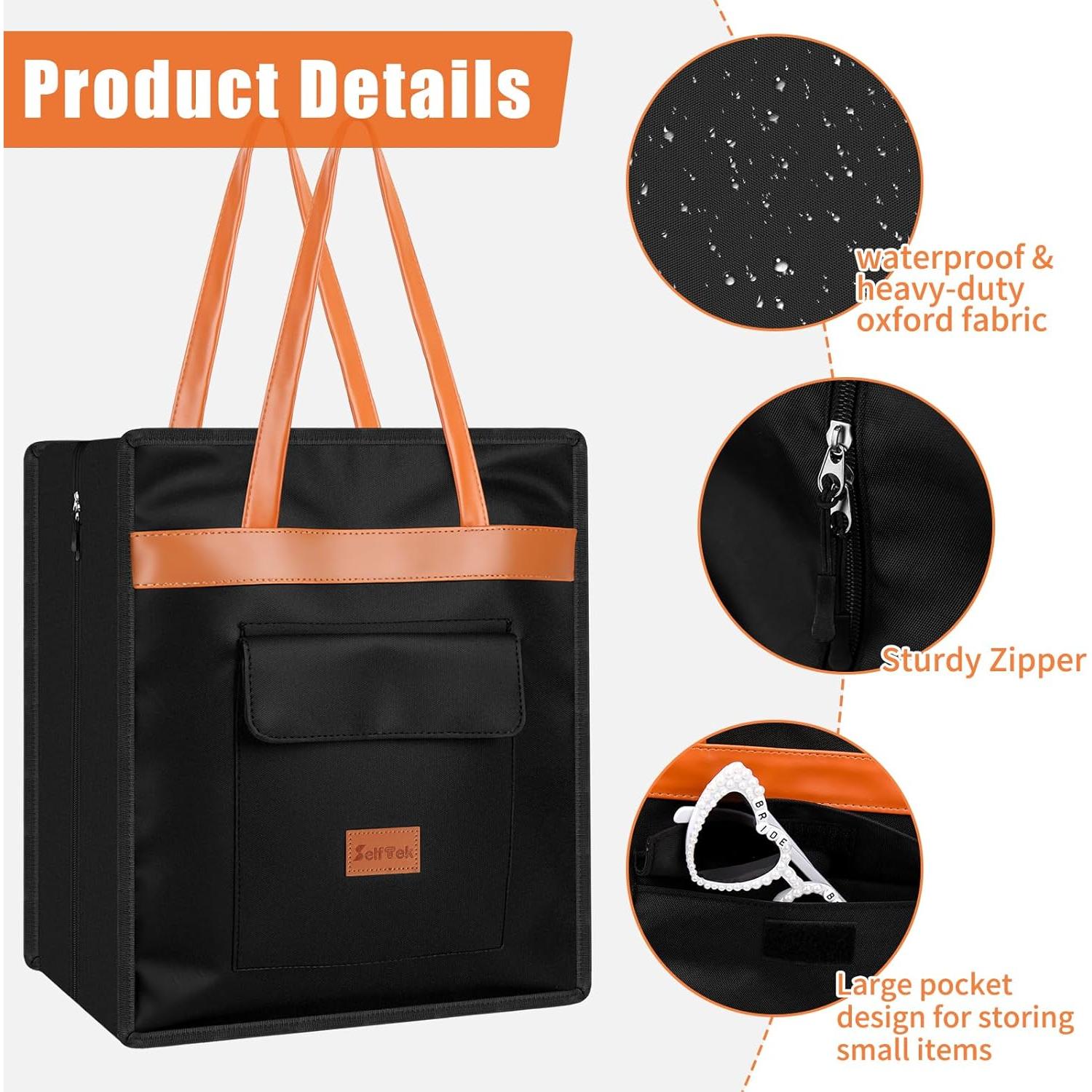 Bolsas de Viaje para Zapatos SelfTek, Organizador Impermeable 6 Pairs
