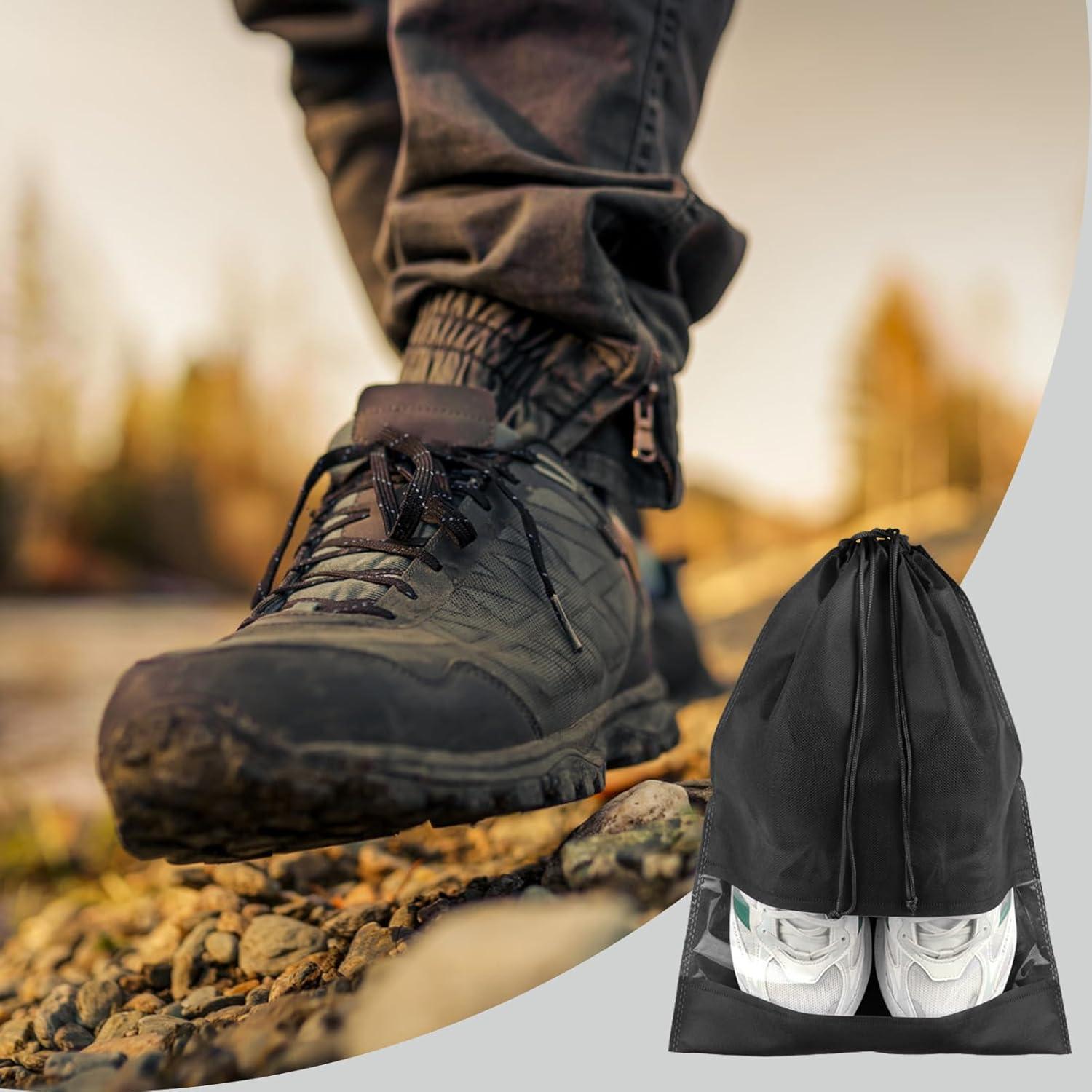 Paquete de 12 Bolsas Grandes para Zapatos COIDEA Negro