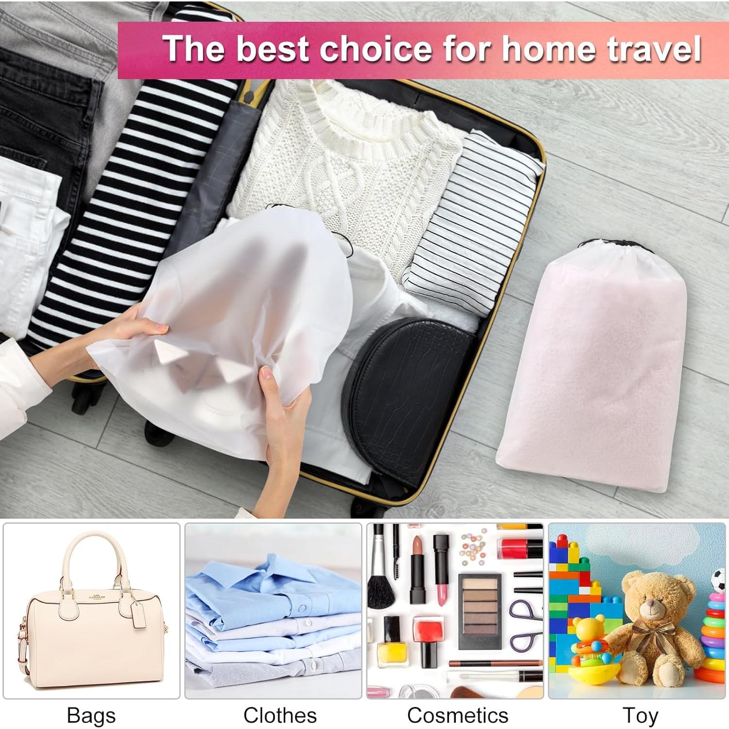 Vivinin 18 Bolsas para Zapatos 30cm x 40cm - Almacenamiento Viaje