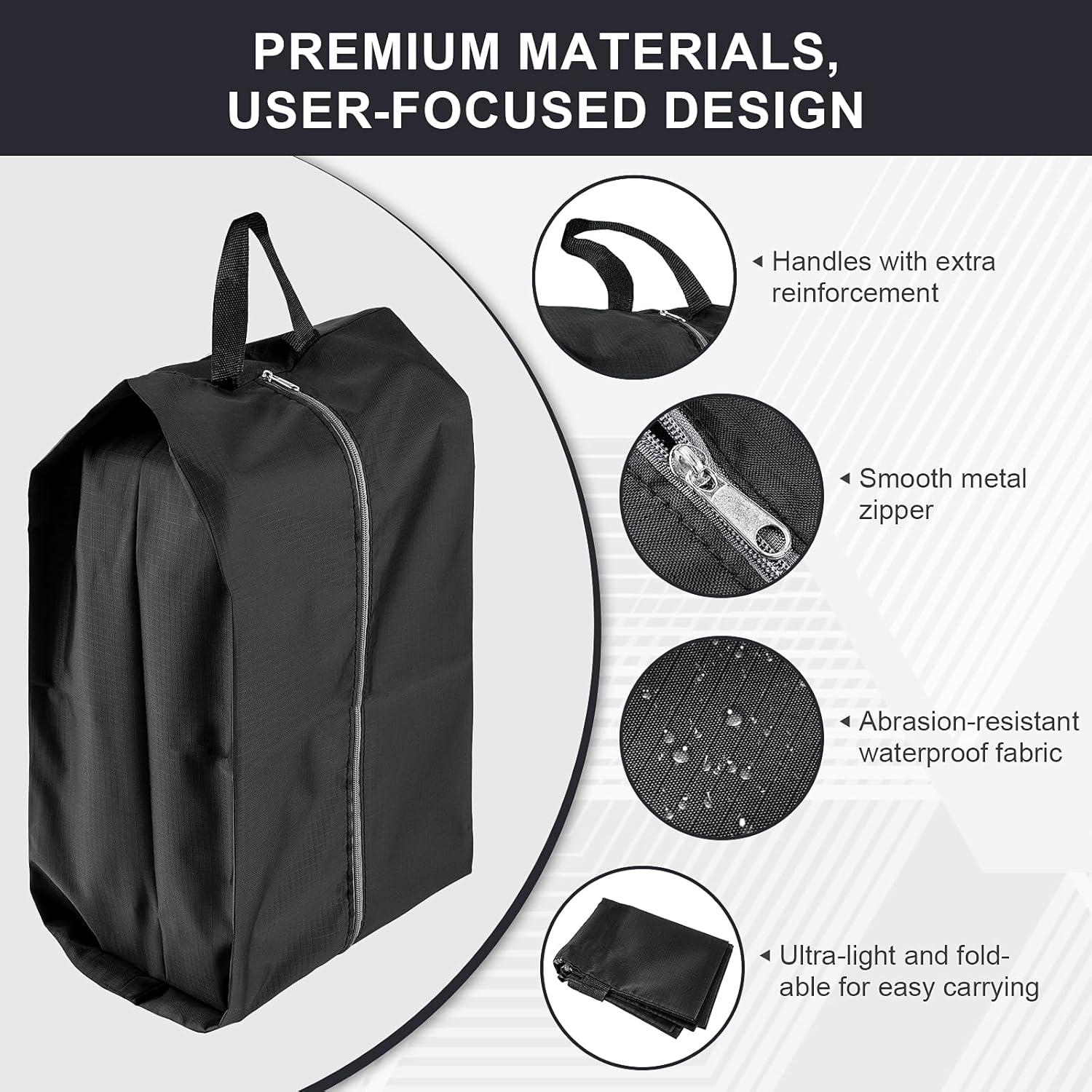 Bolsas para Zapatos de Viaje VUEKYN - Paquete de 4 Impermeables