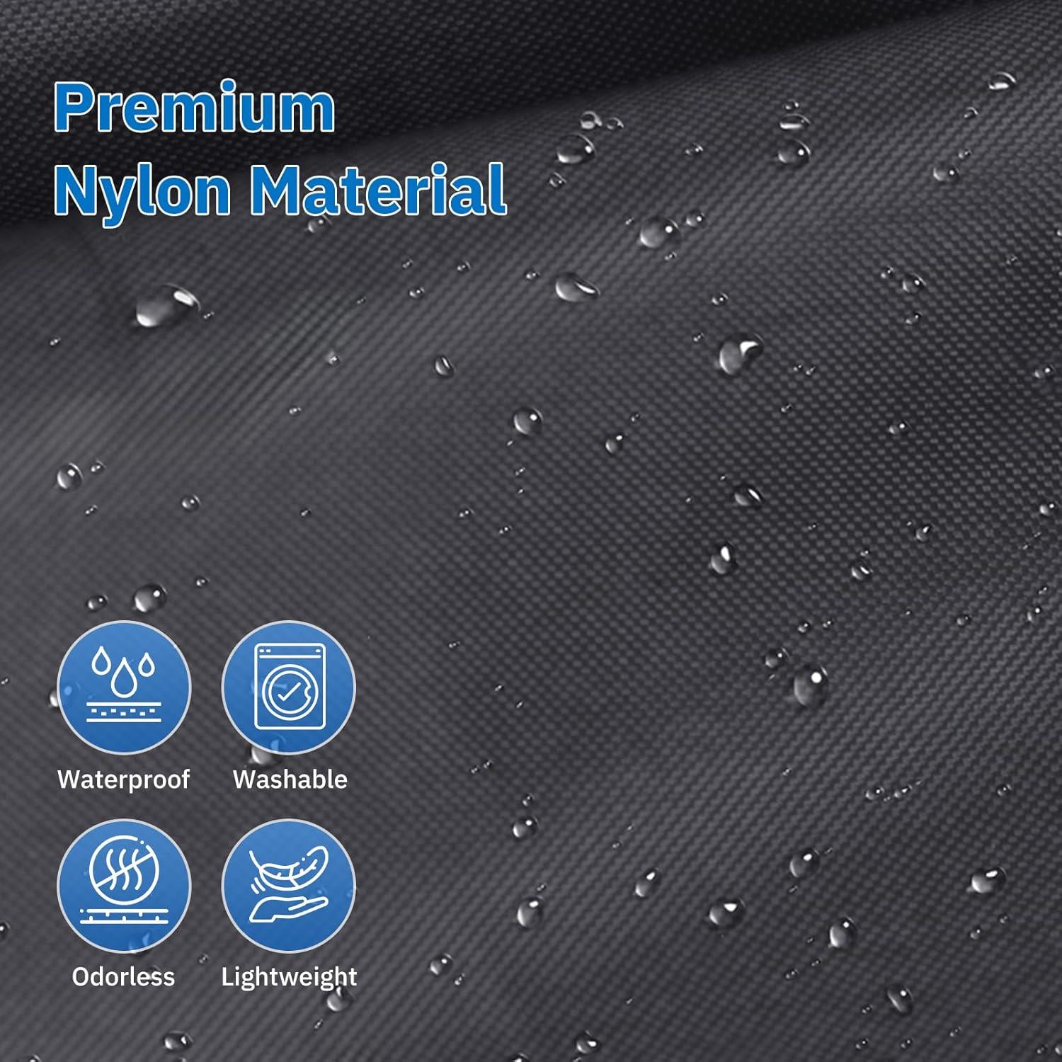 Bolsas de Zapatos de Viaje Misslo 4 Piezas Nylon Negro