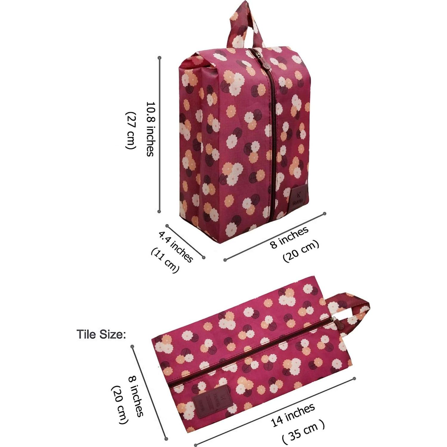 4 Bolsas de Viaje para Zapatos M-jump, Impermeables y Portátiles