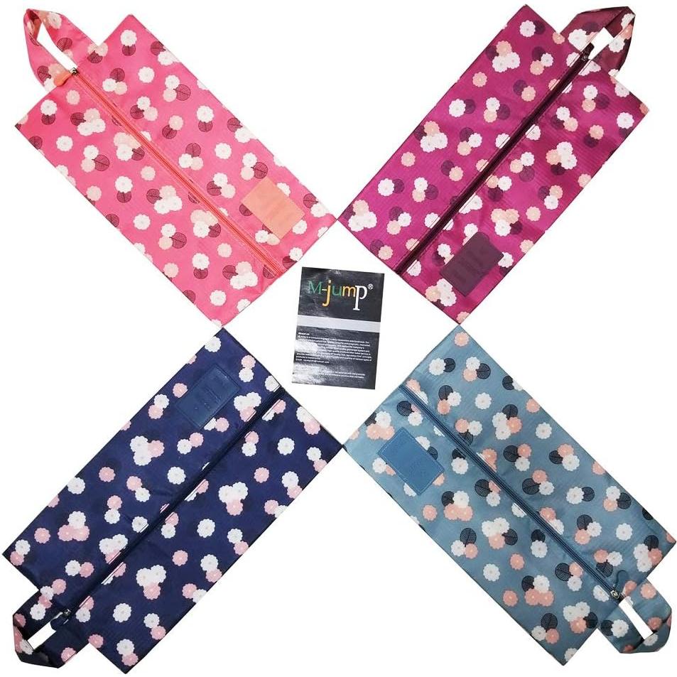 4 Bolsas de Viaje para Zapatos M-jump, Impermeables y Portátiles