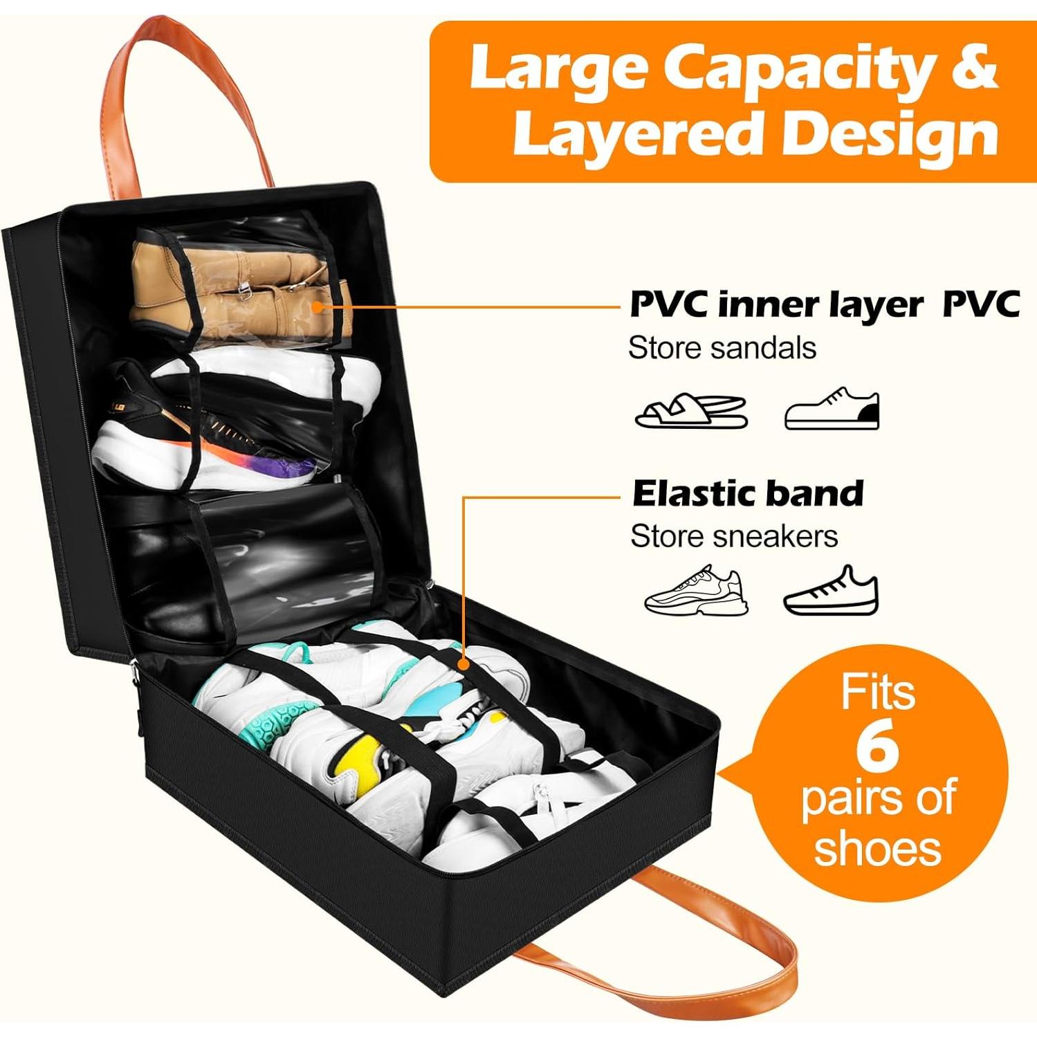 Bolsa de Zapatos Yotako para Viaje - Organizador 6 Pares